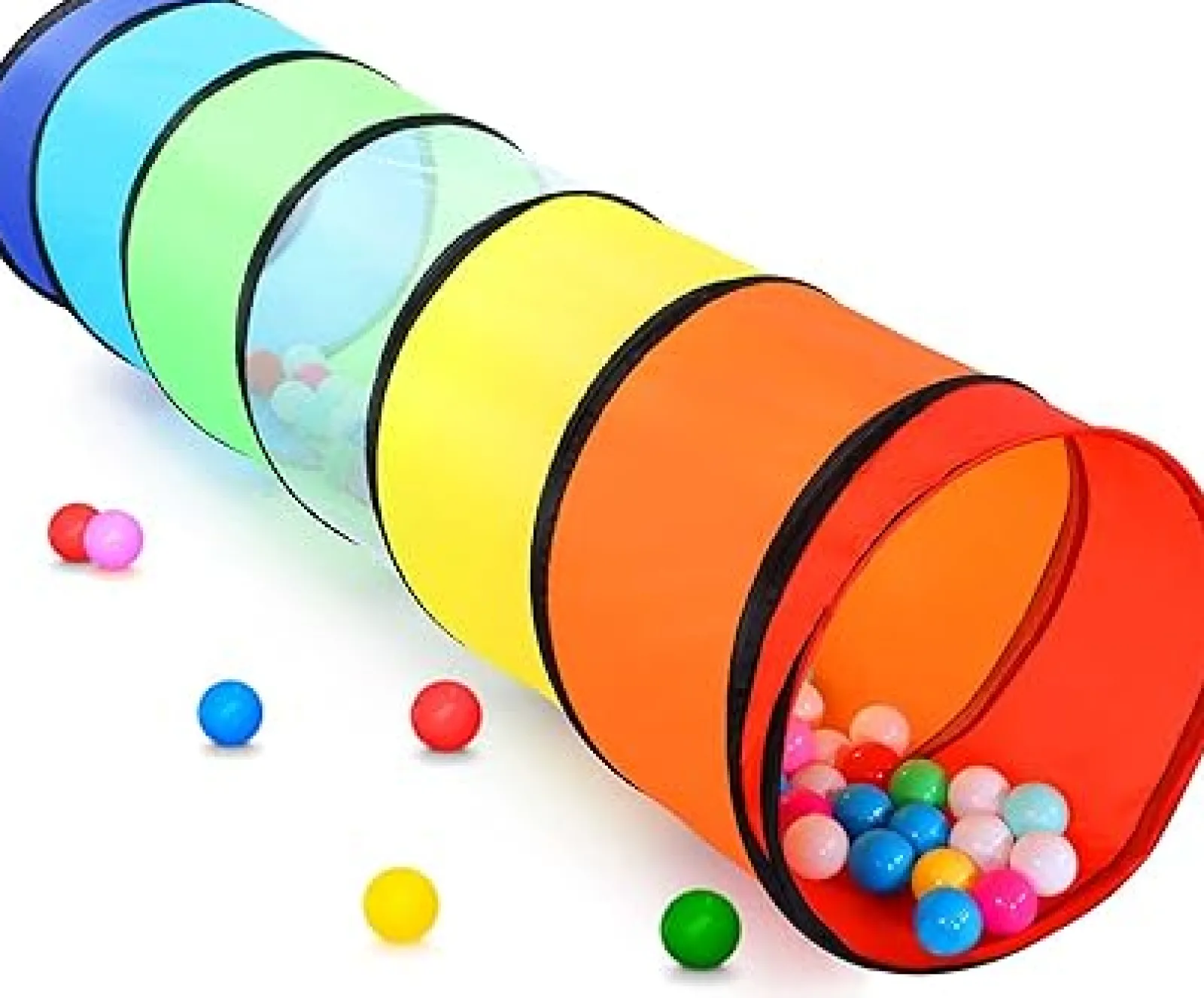 Little Helper Bunter Pop-Up-Spieltunnel für drinnen und draußen für Kinder | Höhle | Spielgeräte für den Garten