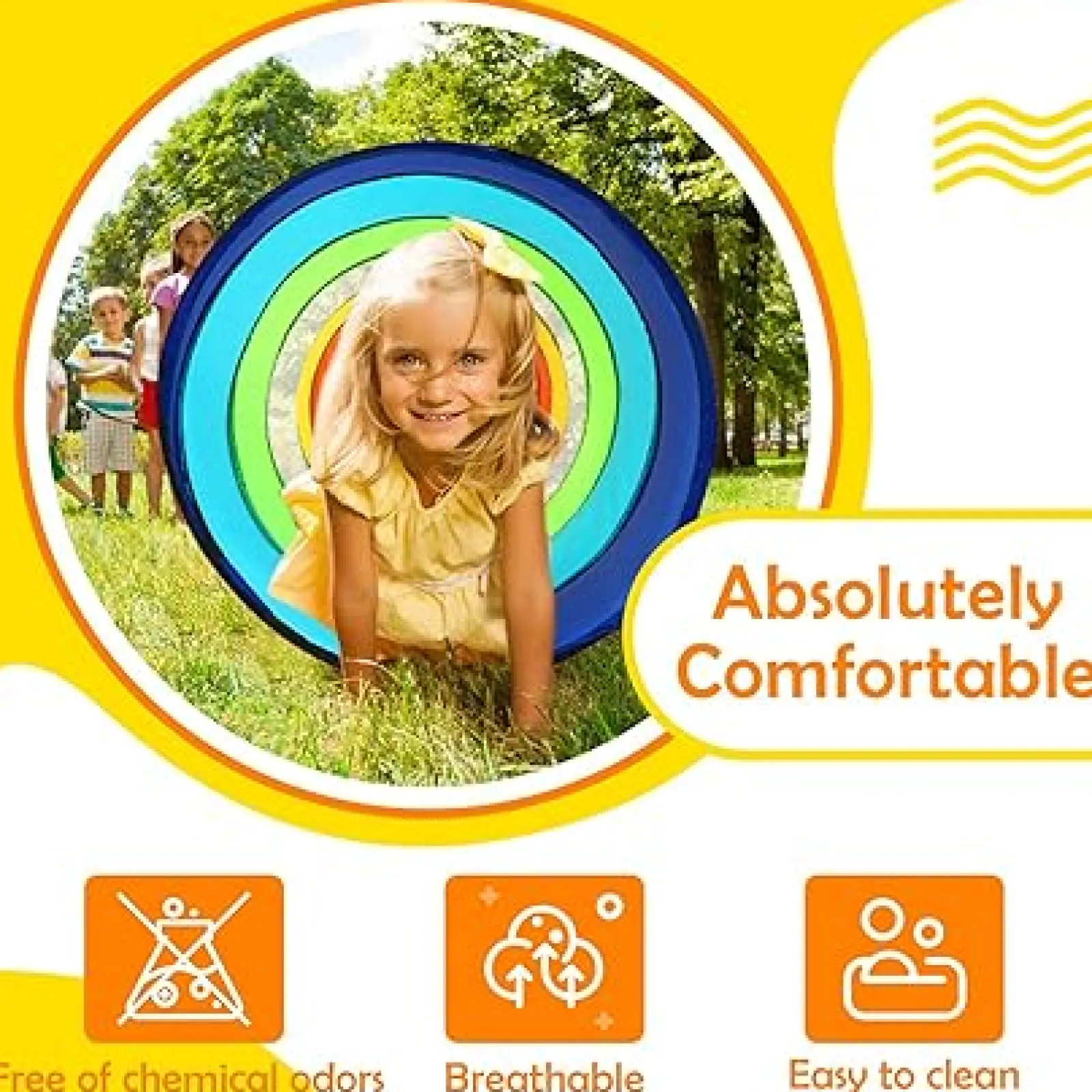 Little Helper Bunter Pop-Up-Spieltunnel für drinnen und draußen für Kinder | Höhle | Spielgeräte für den Garten
