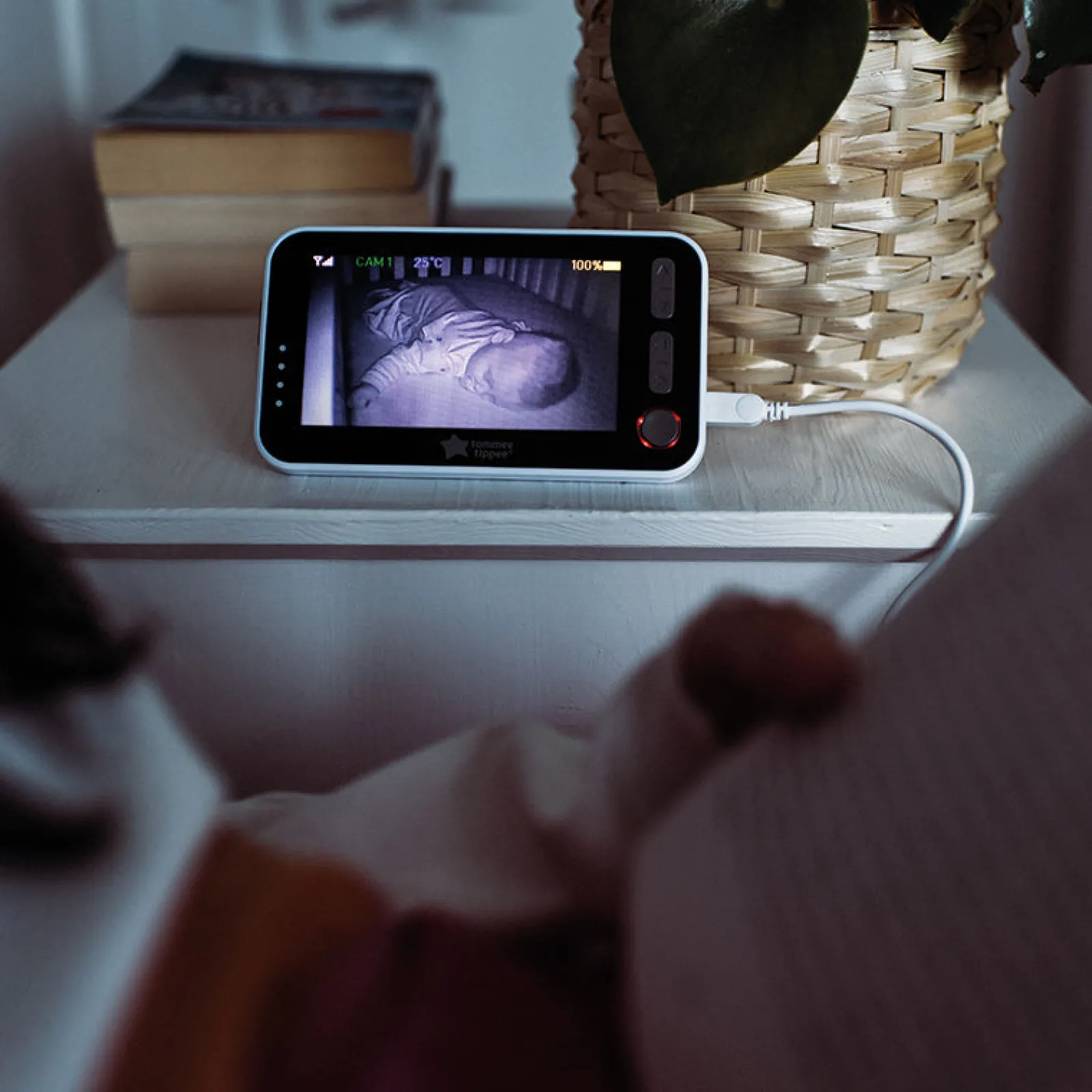 Kinder Little Helper Digitaler Sound-, Bewegungs- und Video-Babyphone mit Cry-Sensor-Technologie