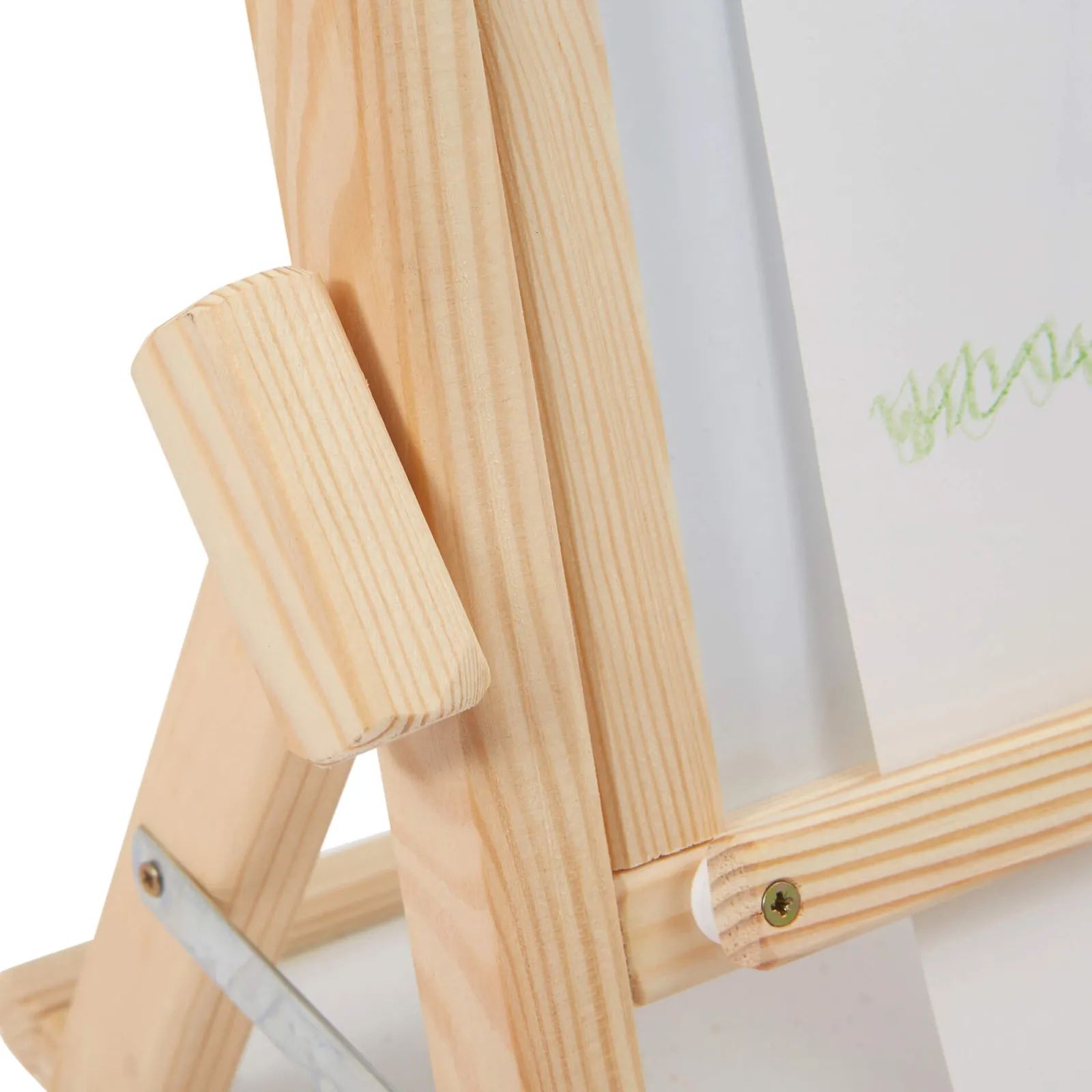 Kinder Little Helper Doppelseitige 4-in-1-Staffelei aus Holz für Kinder | Papierrolle | Zählperlen | 35-teiliges Zubehör | Ab 3 Jahren