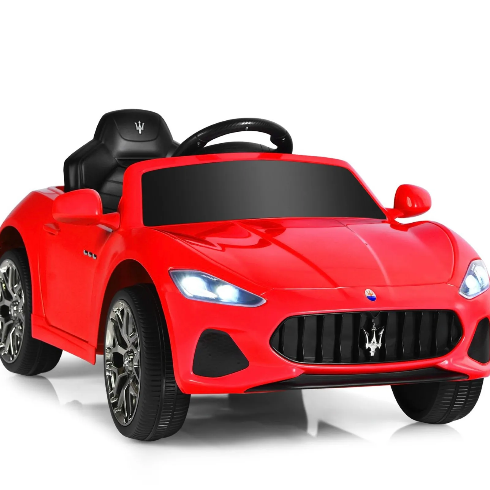 Little Helper Elektrisches Spielzeugauto zum Aufsitzen | 12V | Fernbedienung mit LED-Leuchten | Hupe | Radio und Musik | 3 Farboptionen