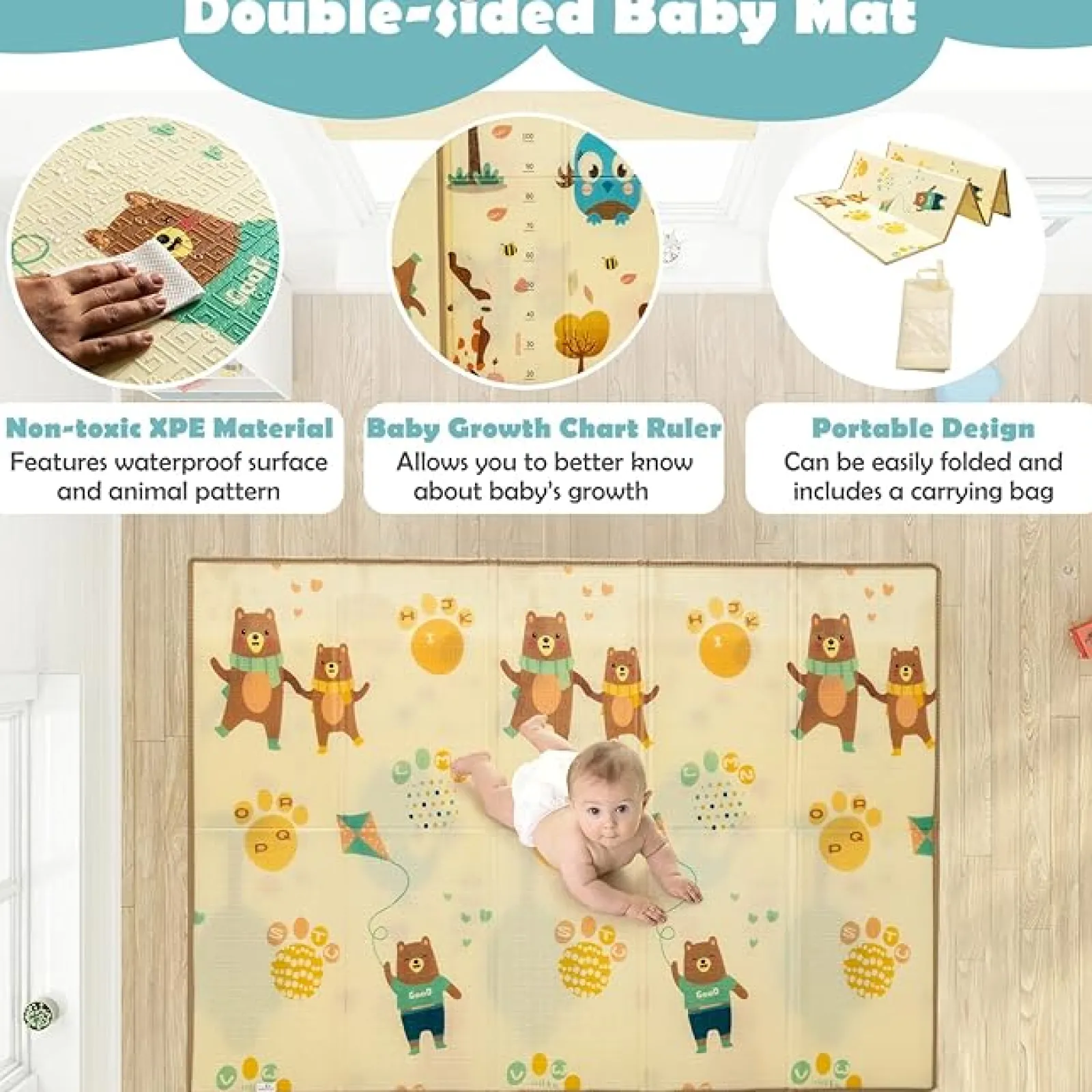 Kinder Little Helper Extra großer Baby-Laufstall und Bällebad mit 50 Bällen, Matte und Tragetasche | Atmungsaktives Mesh-Gewebe | 2m x 1,4m | Grau