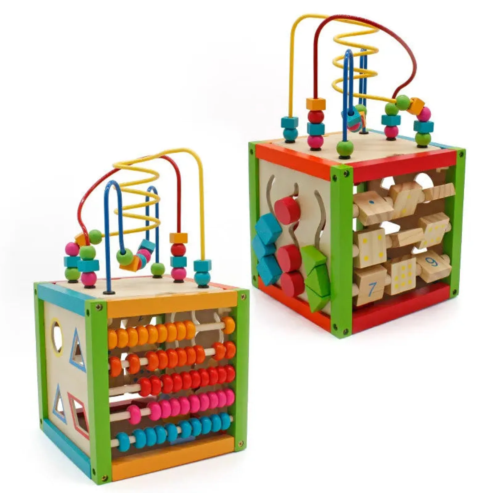 Kinder Little Helper Großes 8-in-1-Deluxe-Aktivitätsspielzeug aus Holz | Montessori Sensory Busy Board | 3 Jahre+