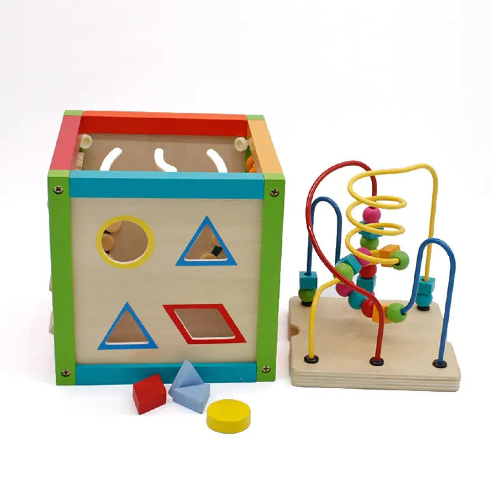 Kinder Little Helper Großes 8-in-1-Deluxe-Aktivitätsspielzeug aus Holz | Montessori Sensory Busy Board | 3 Jahre+