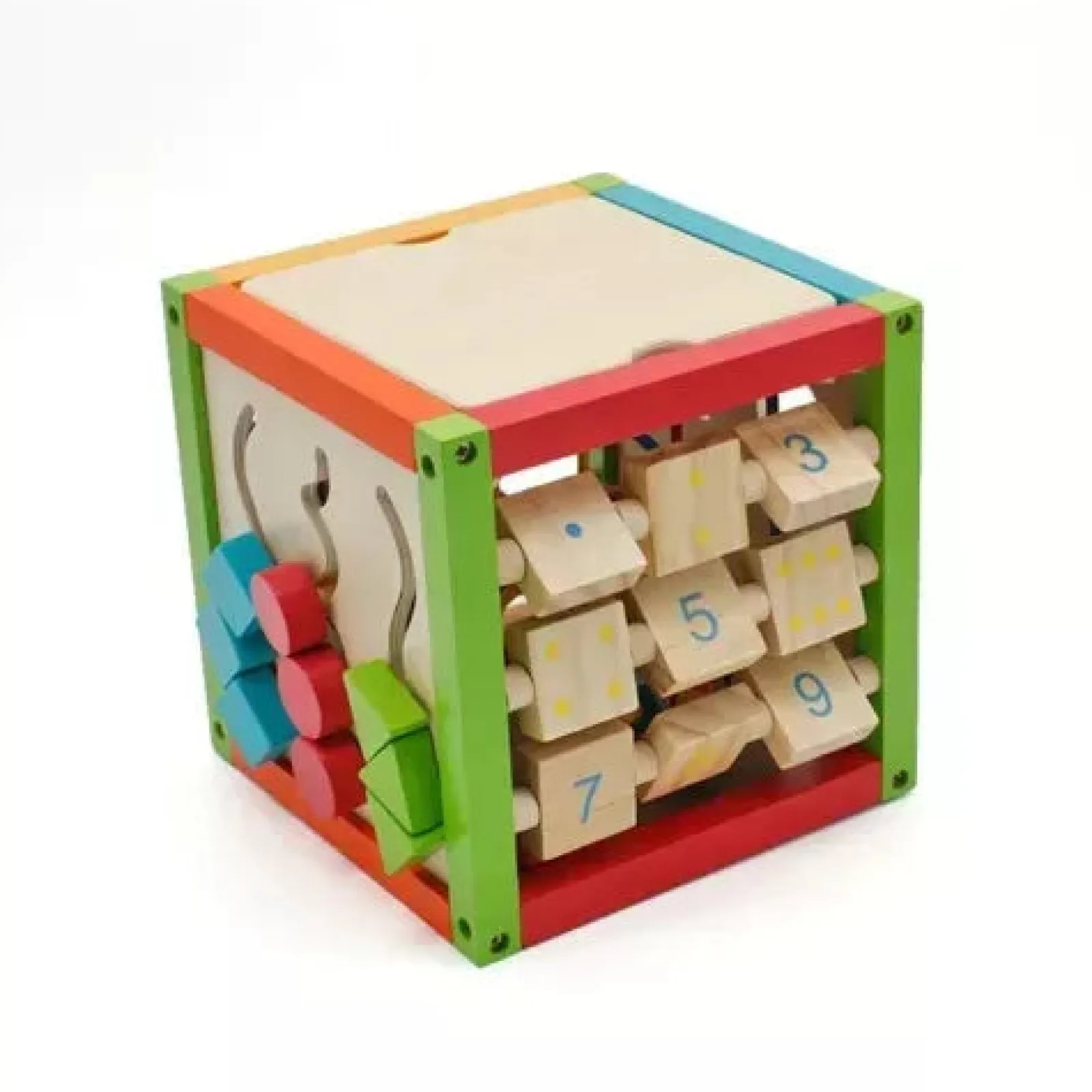 Kinder Little Helper Großes 8-in-1-Deluxe-Aktivitätsspielzeug aus Holz | Montessori Sensory Busy Board | 3 Jahre+