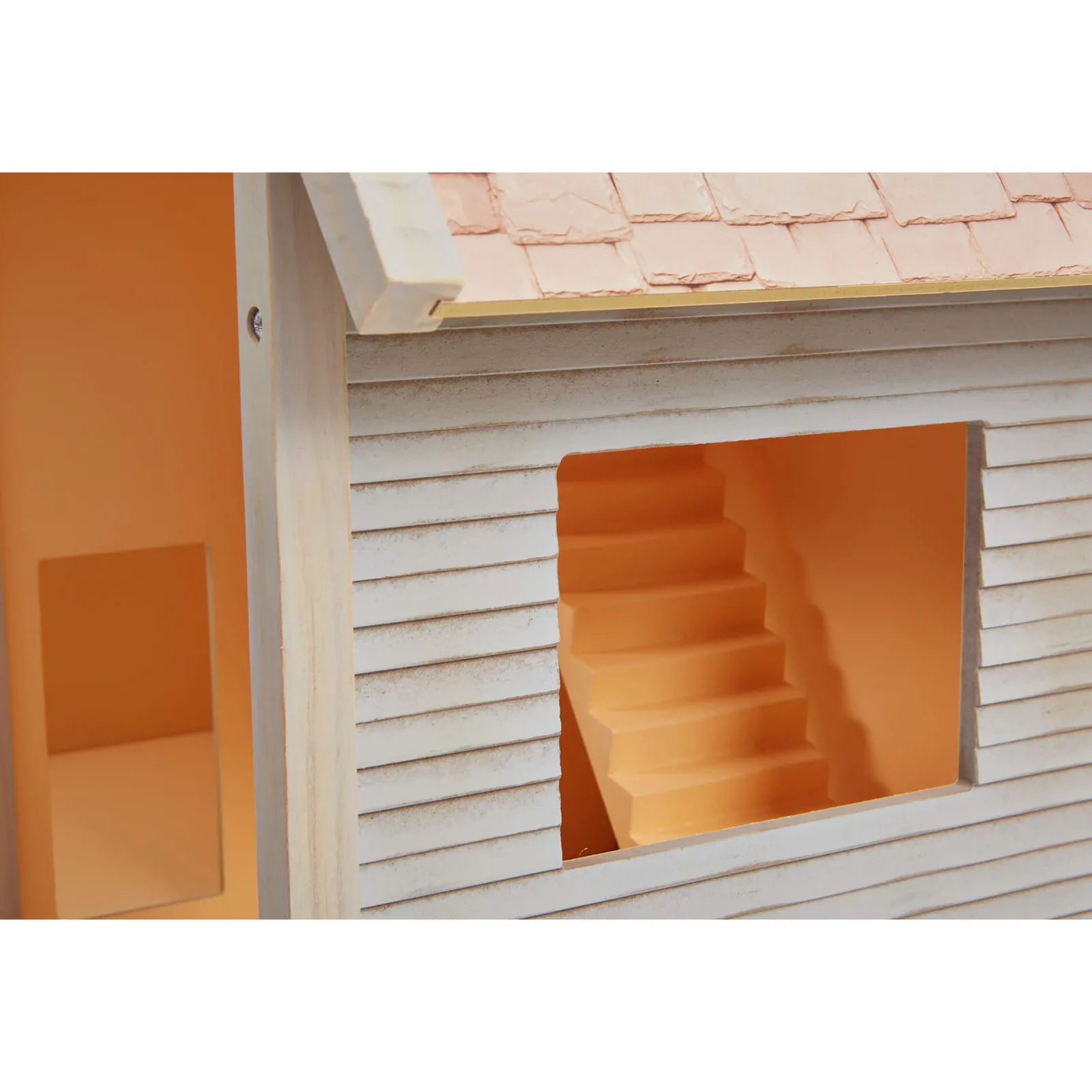 Little Helper Großes Montessori-Bücherregal aus Holz und Puppenhaus-Spielzeugaufbewahrung | 80 cm hoch x 77 cm breit