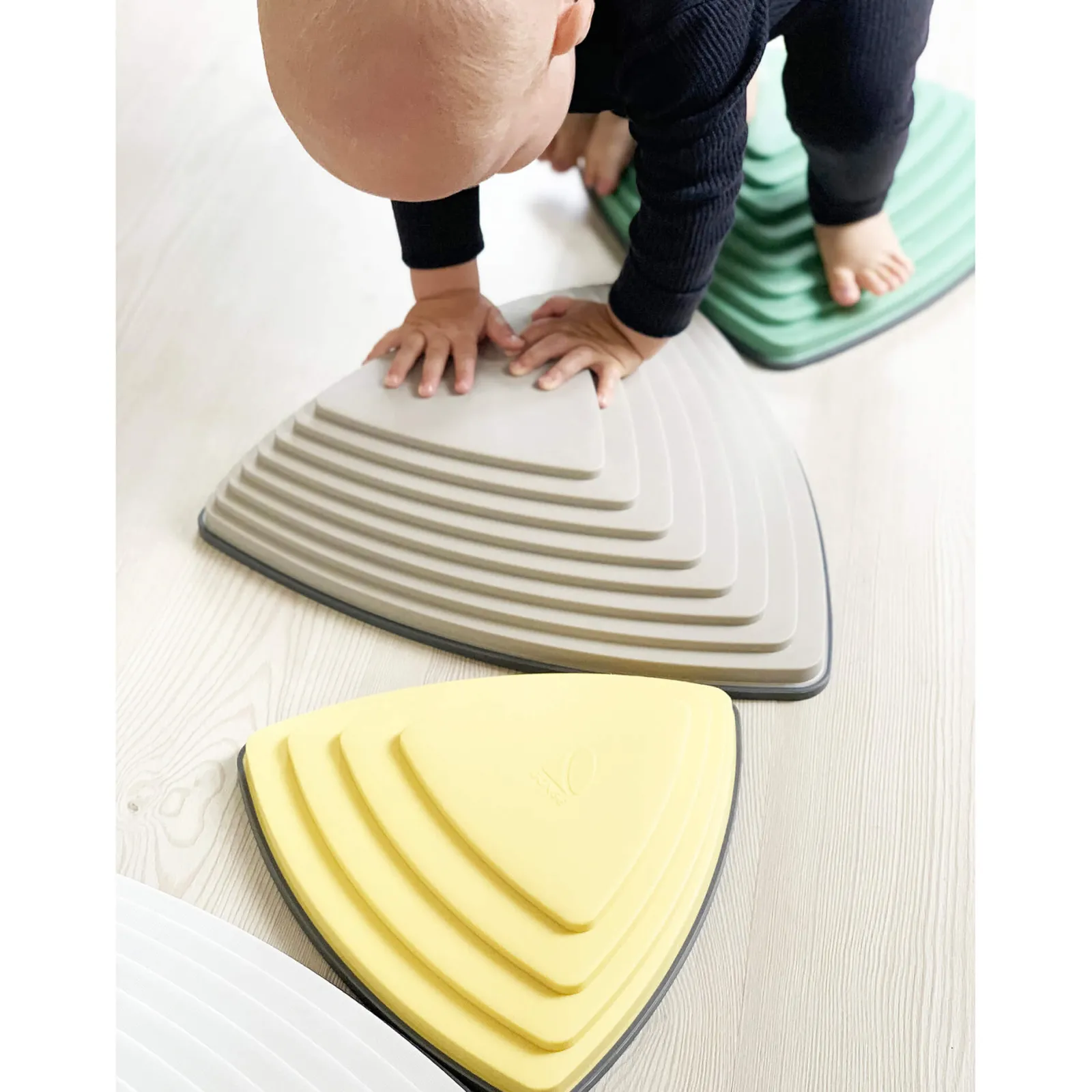 Little Helper Großes Sensorisches Montessori-Gonge-Flusssteinset Für Autisten, 6-Teilig | Nordische Produktreihe | Pastellfarben