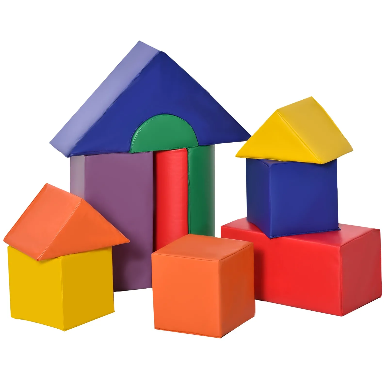 Kinder Little Helper Großes weiches Indoor-Spielgerät | 11-teiliges Montessori-Spielset aus Schaumstoff | Primärfarben | 1–3 Jahre