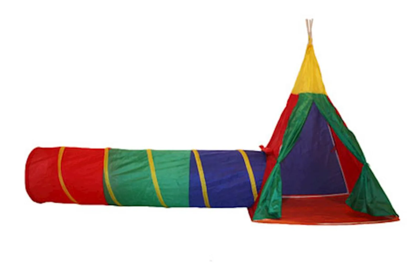 Little Helper 3-in-1 Abenteuer-Spielzelt-Set für Kinder | Tunnel und Tipi | Spielen im Freien