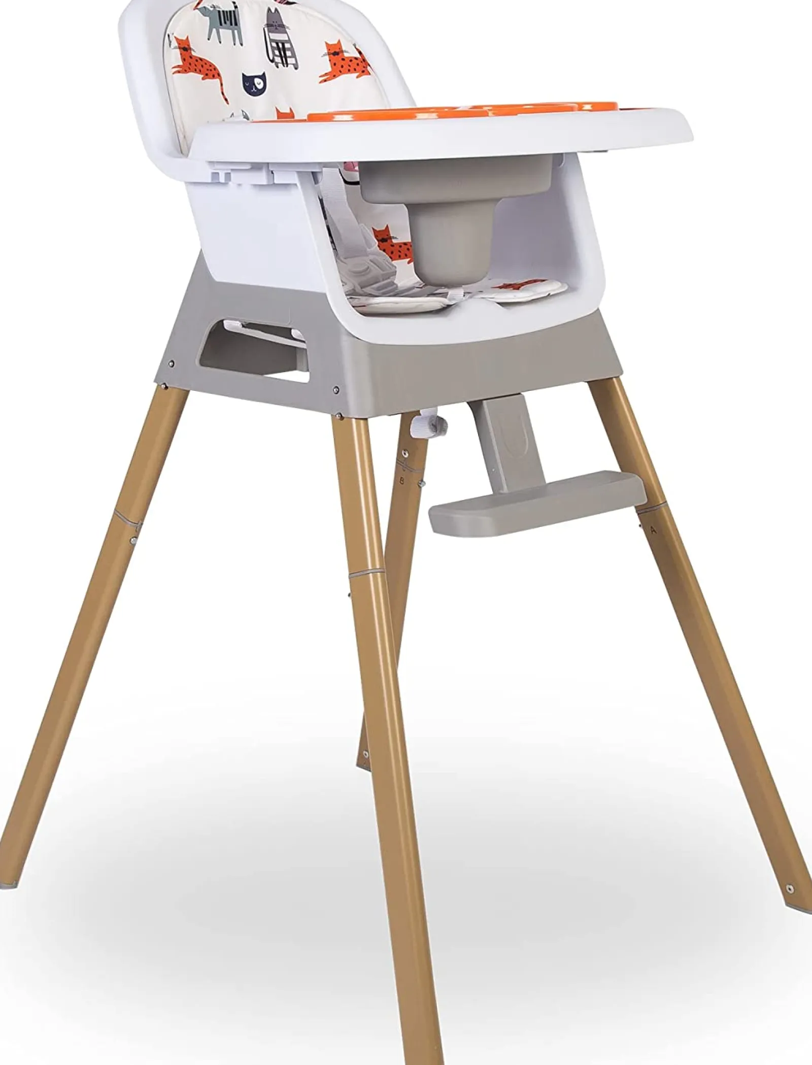Little Helper 4-in-1 Mitwachsender Babyhochstuhl, niedriger Stuhl und Sitzerhöhung für Stühle | 6 Monate - 6 Jahre