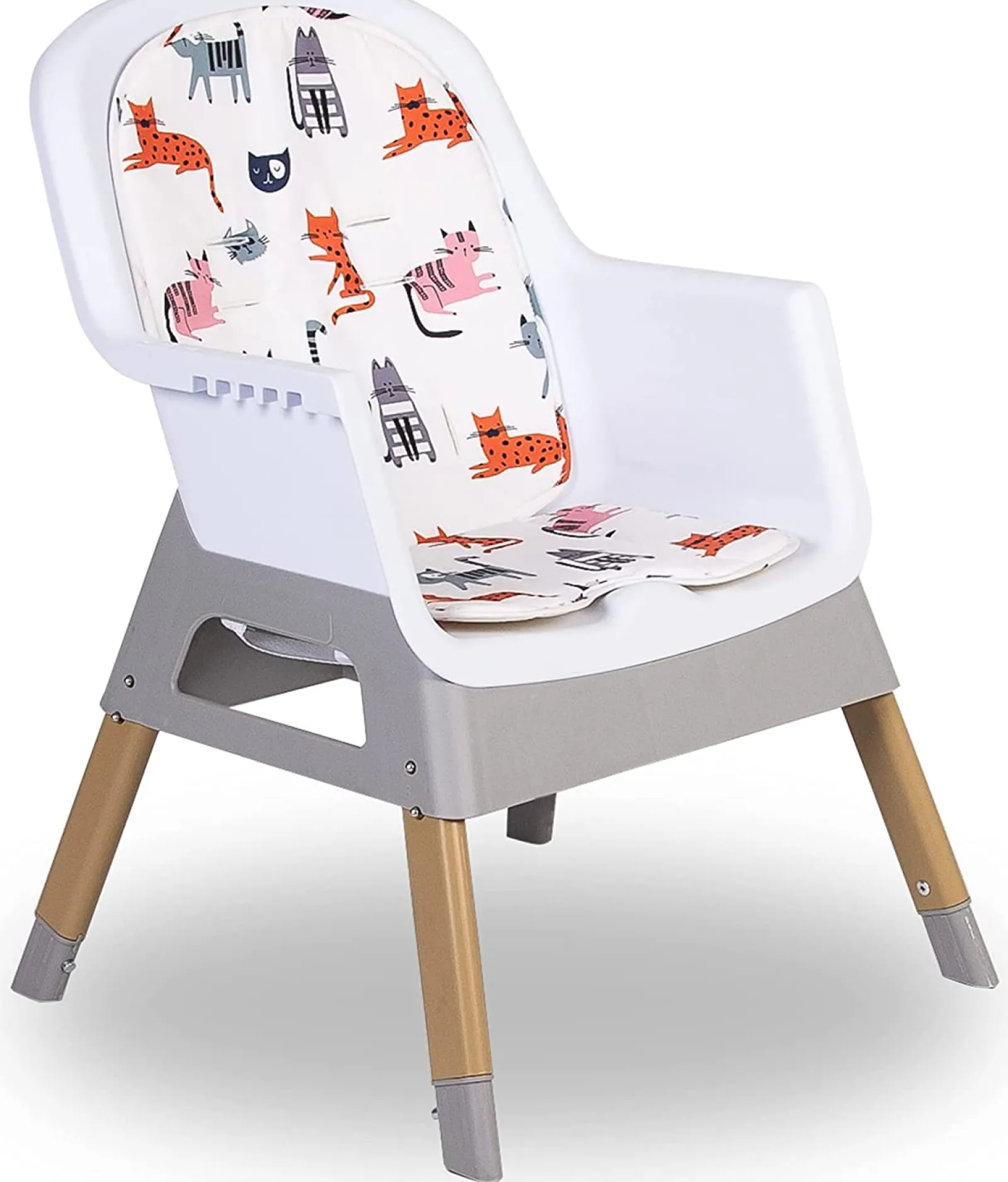 Little Helper 4-in-1 Mitwachsender Babyhochstuhl, niedriger Stuhl und Sitzerhöhung für Stühle | 6 Monate - 6 Jahre