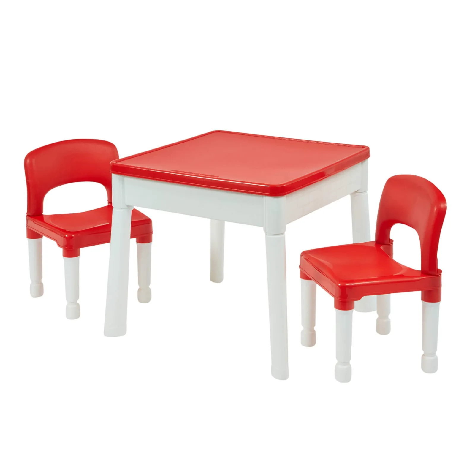 Kinder Little Helper 6-in-1 Montessori-Set mit Tisch und 2 Stühlen | Sand- und Wasserspiele | Tafel | Trocken abwischbare Oberfläche | Aufbewahrung