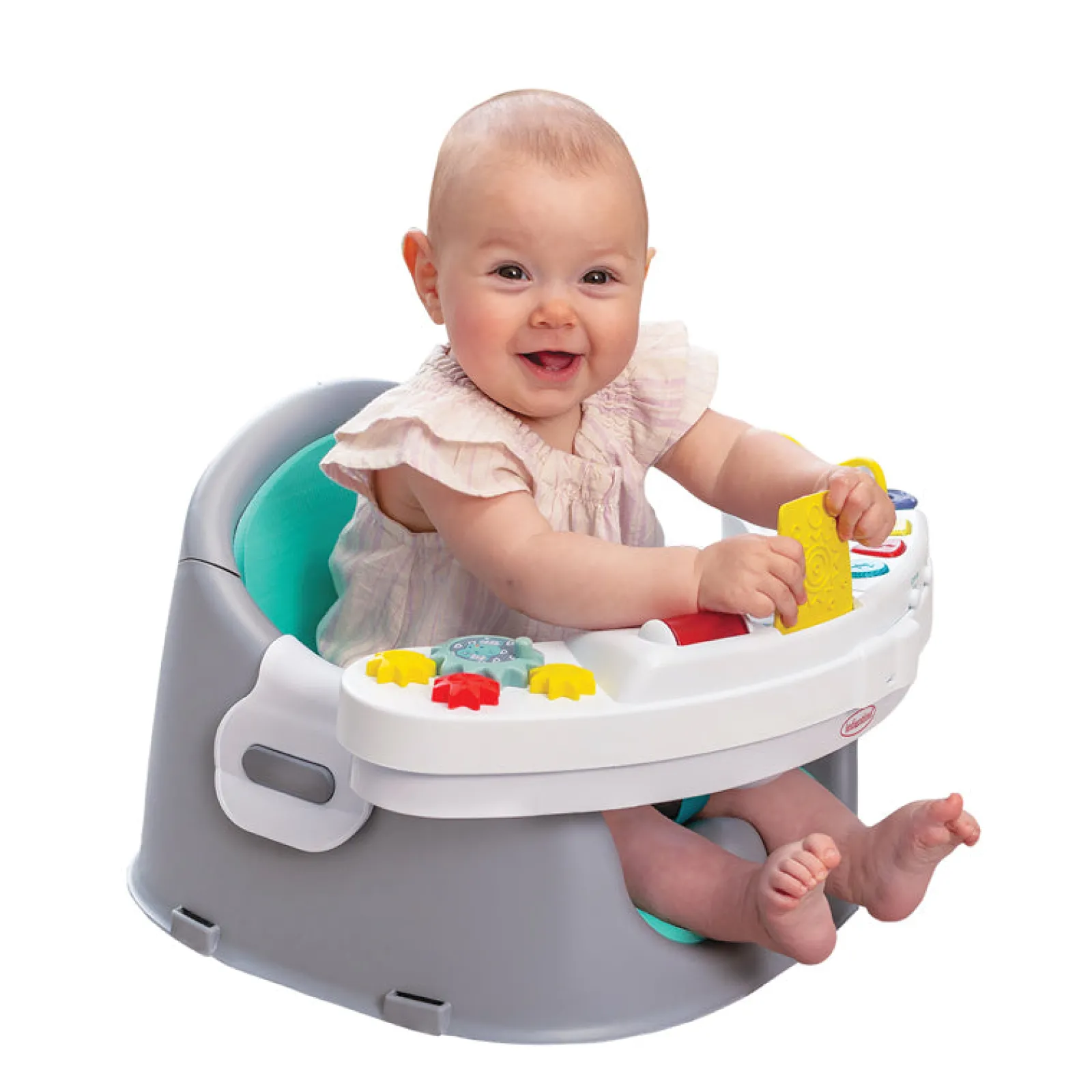 Kinder Little Helper 3-in-1-Aktivitätssitz mit Musik und Licht | Esszimmerstuhl mit Sitzerhöhung | Tragbarer Hochstuhl | Sitzerhöhungskissen | Herausnehmbares Tablett