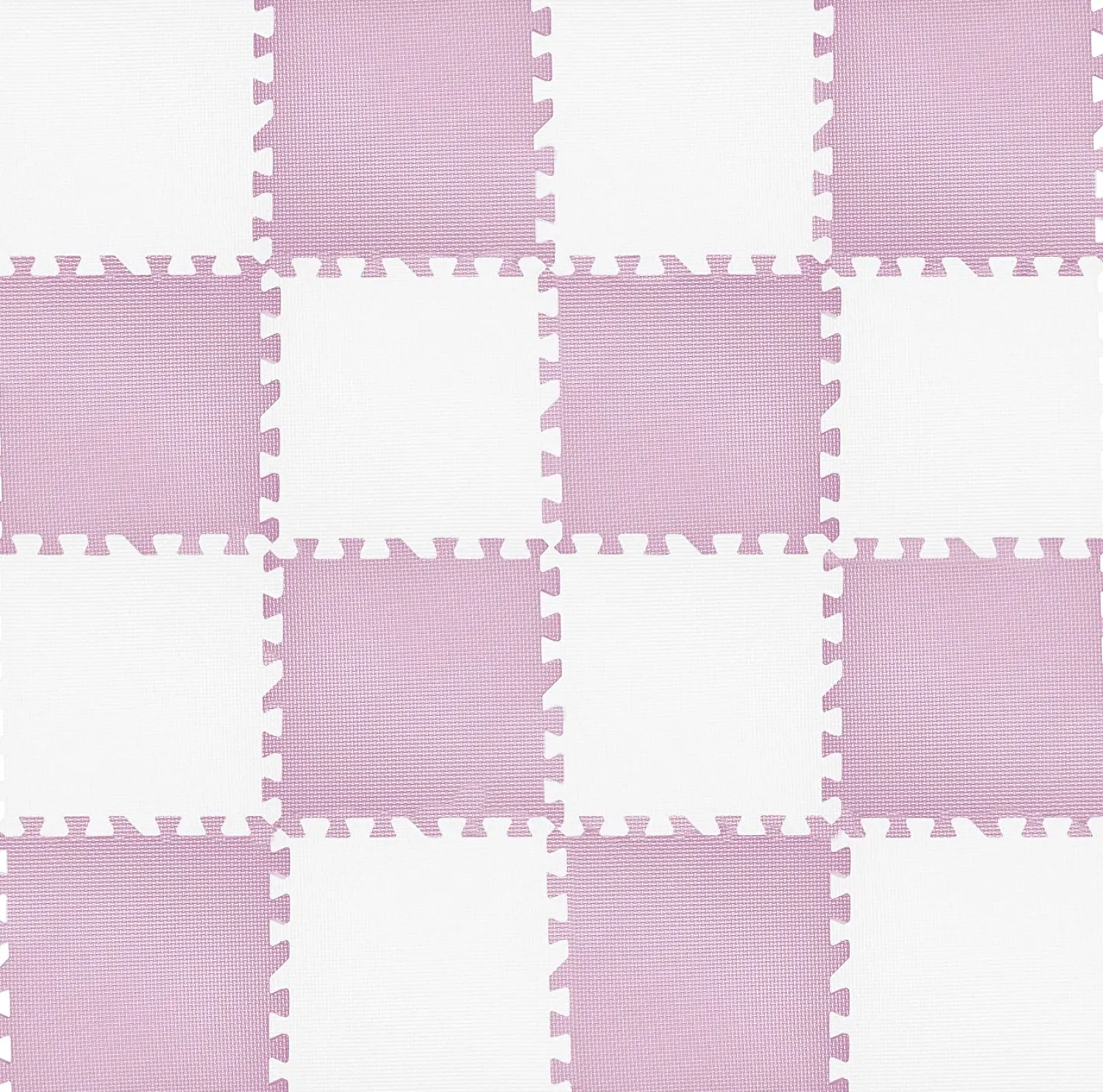 Kinder Little Helper Ineinander greifende Montessori-Spielmatten aus dickem Schaumstoff | Puzzlematten für Babylaufställe und Spielzimmer | Grau, Rosa und Weiß