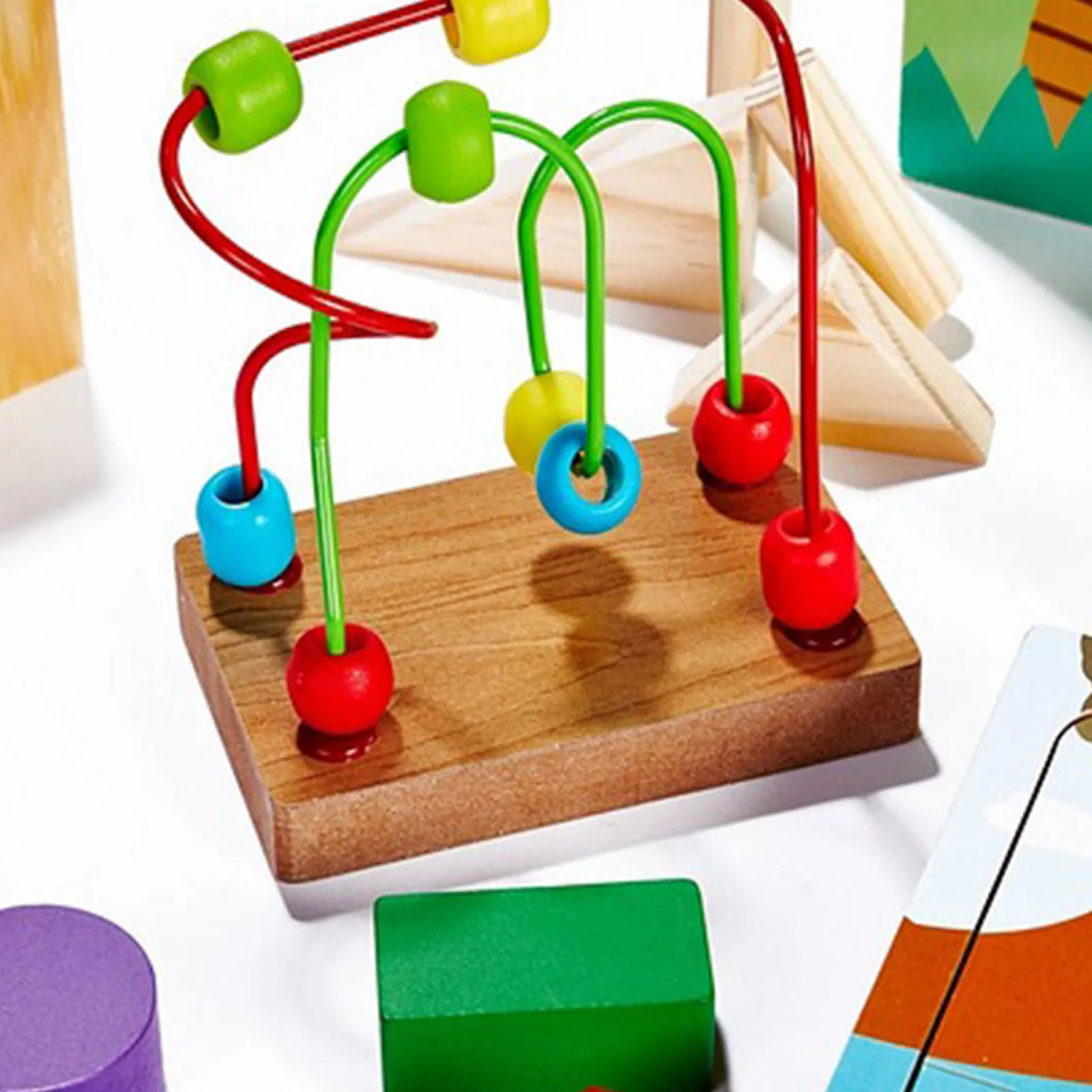 Little Helper 8-in-1-Lernspielzeug Dinosaurier aus Holz | Multi-Aktivitätsspielzeug | Formsortierer | Alphabetblöcke | Personalisierungsoption