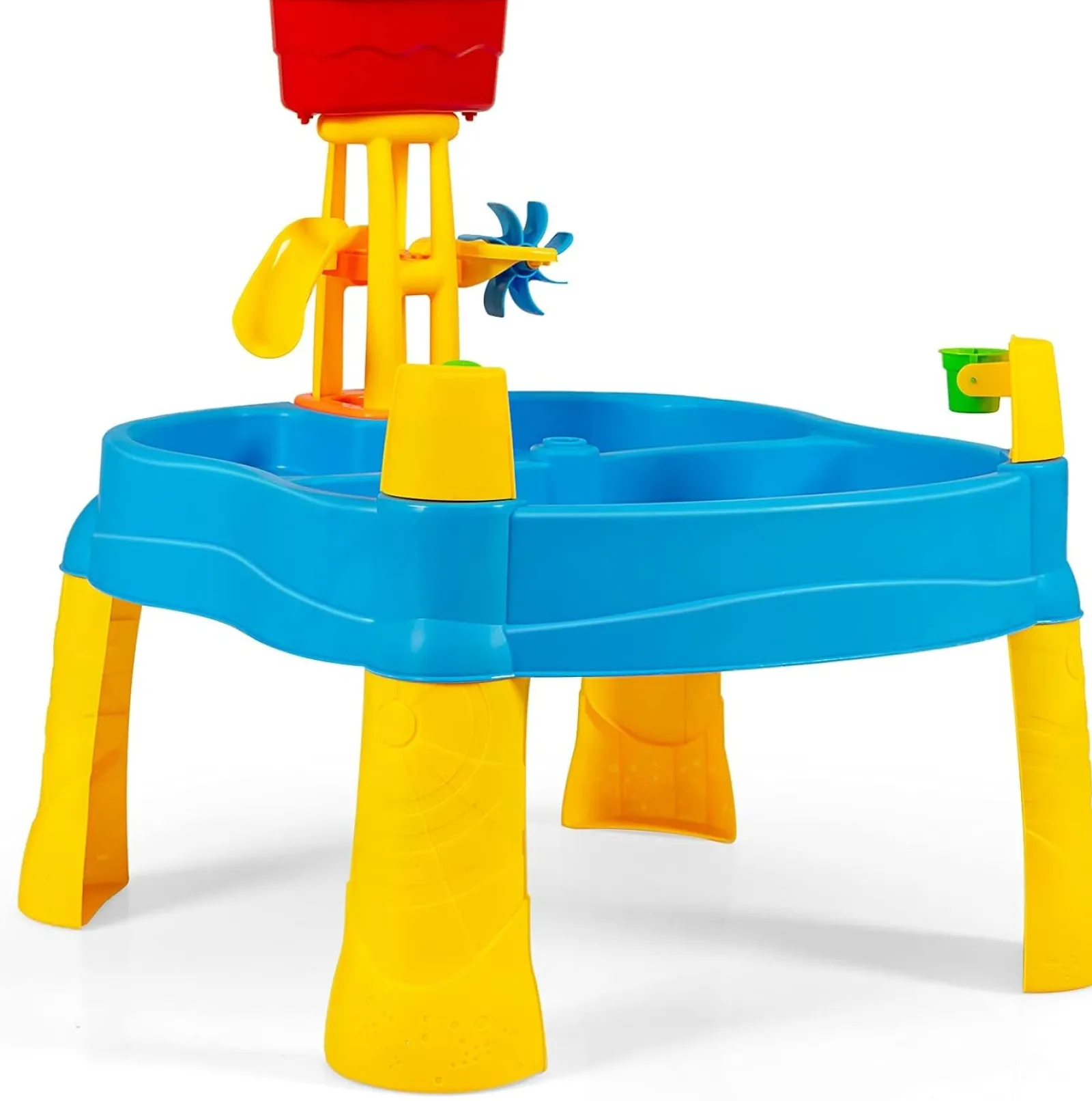 Little Helper 2-in-1-Sand- und Wassertisch für den Innen- und Außenbereich | 12-teiliges Zubehörset | 3 Jahre +