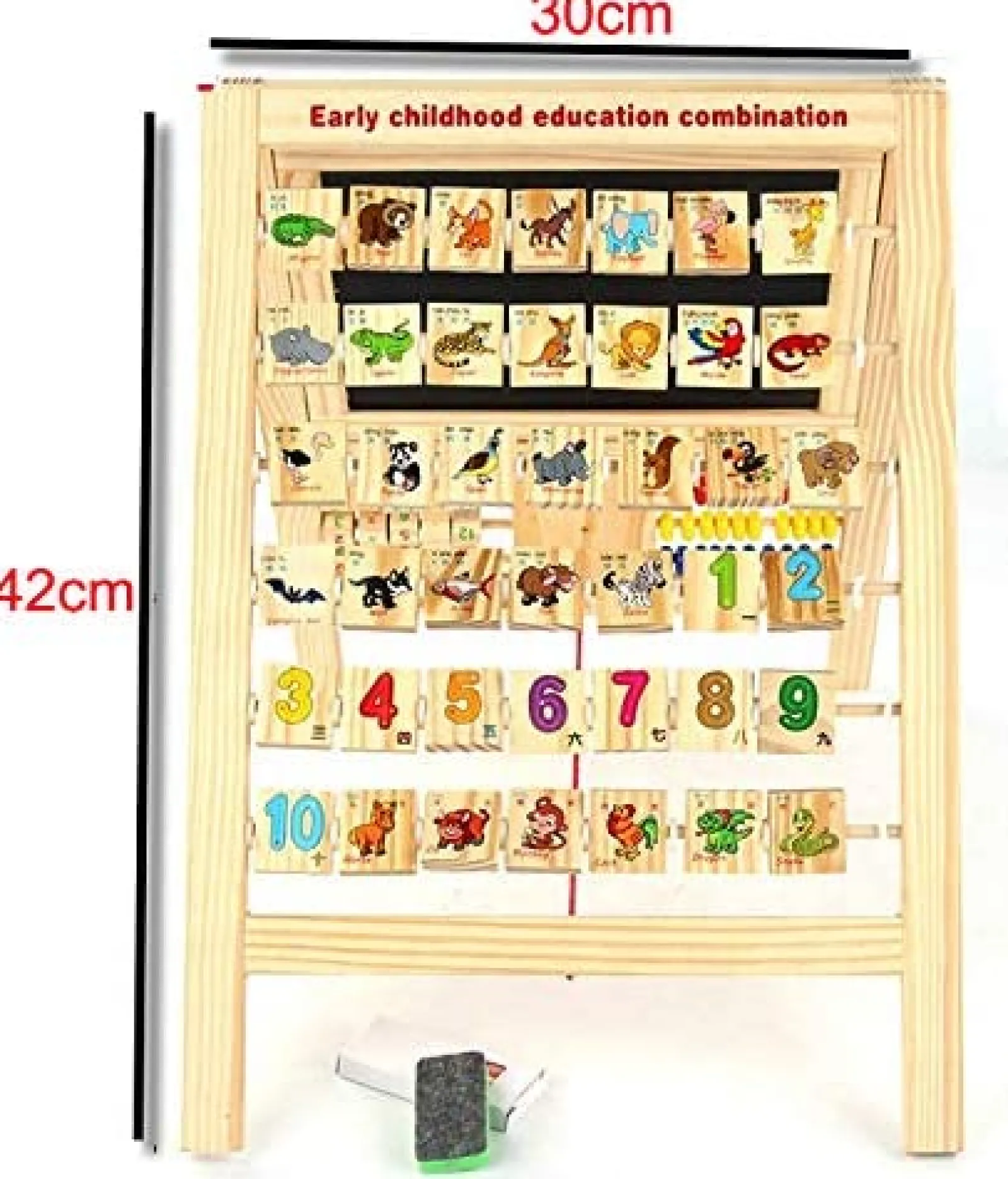 Kinder Little Helper 7-in-1-Staffelei und Lernspielzeug für Kinder | Multi-Aktivitätsspielzeug aus Holz für Kinder