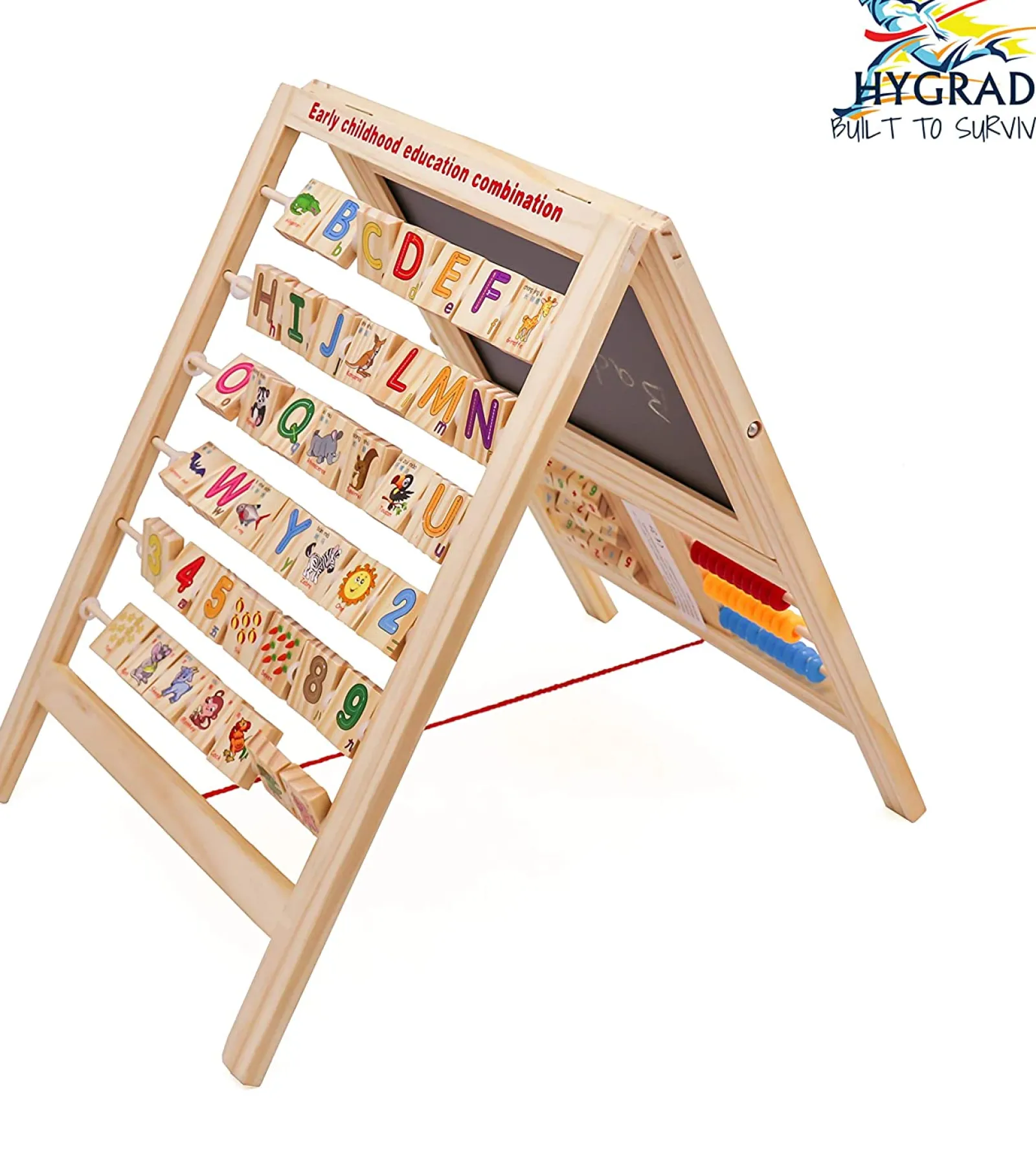 Kinder Little Helper 7-in-1-Staffelei und Lernspielzeug für Kinder | Multi-Aktivitätsspielzeug aus Holz für Kinder