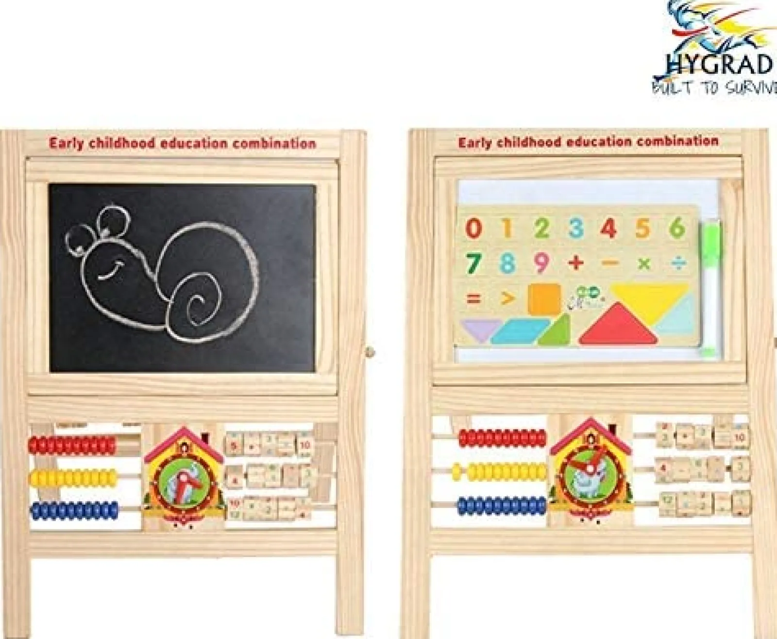 Kinder Little Helper 7-in-1-Staffelei und Lernspielzeug für Kinder | Multi-Aktivitätsspielzeug aus Holz für Kinder