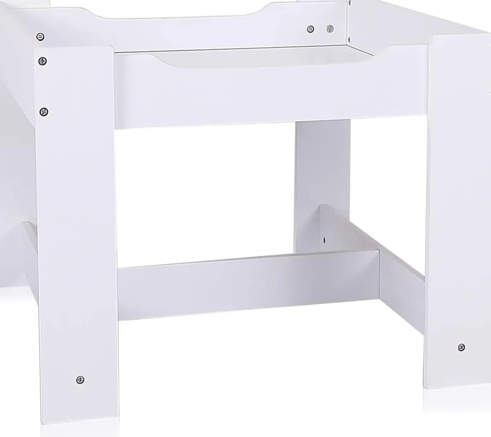 Kinder Little Helper 3-in-1-Tisch und -Stühle aus Holz für Kinder | Wendbare Tischplatte | Tafel | Schubladen