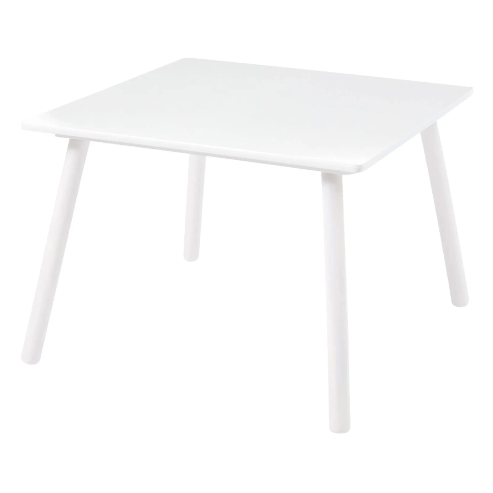 Kinder Little Helper Kinder | Kindertisch- und Stuhlset aus Holz für 2 | Weiß | Katzen- und Hundedesign