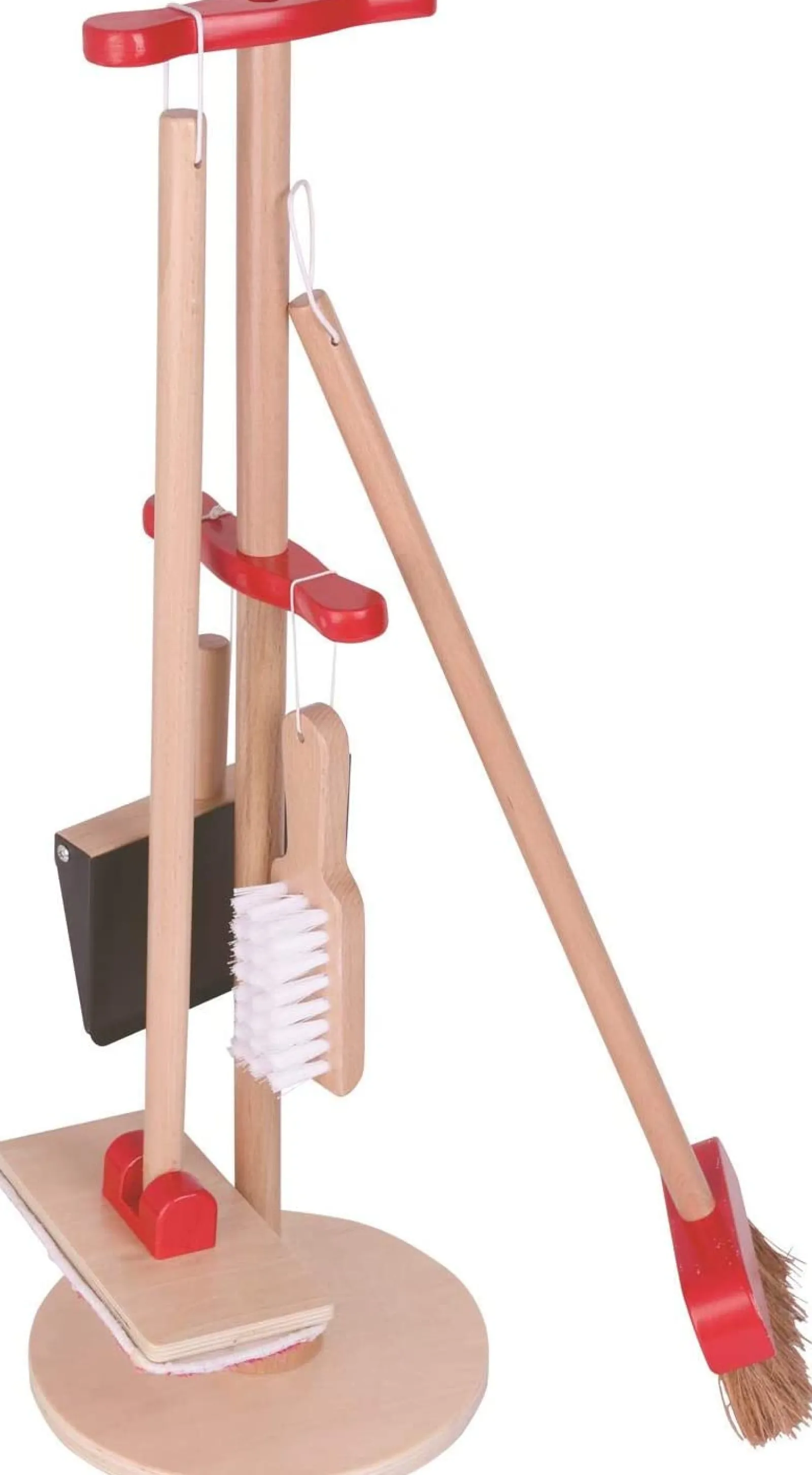 Little Helper Kinder | 5-Teiliger Montessori-Reinigungswagen Aus Holz Für Kinder | Reinigungsset Für Kinder | Ab 3 Jahren
