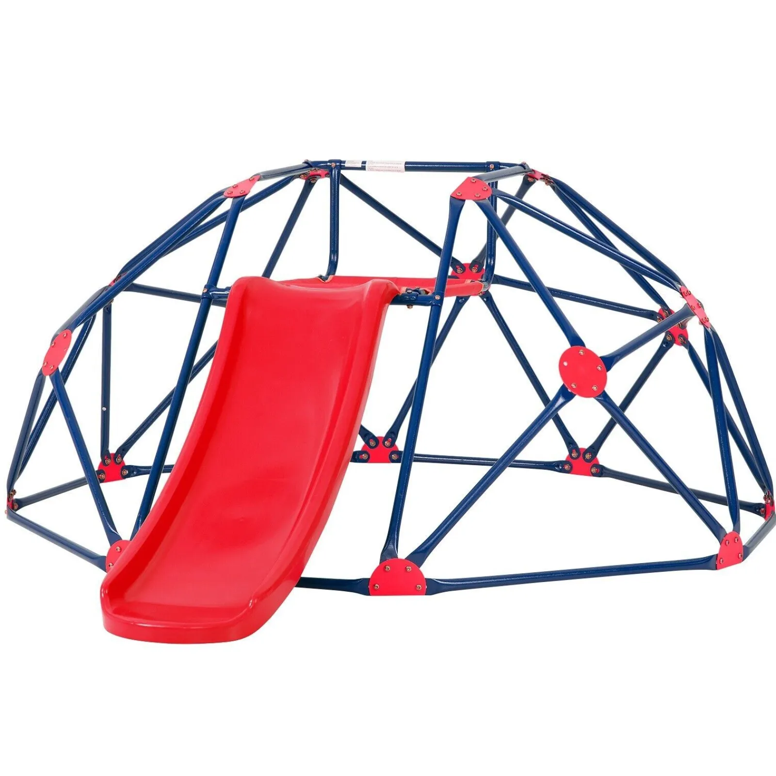 Kinder Little Helper Kinder XL Rostbeständiger Innenbereich | Outdoor Montessori Klettergerüst Kuppel mit Rutsche | 3-12 Jahre