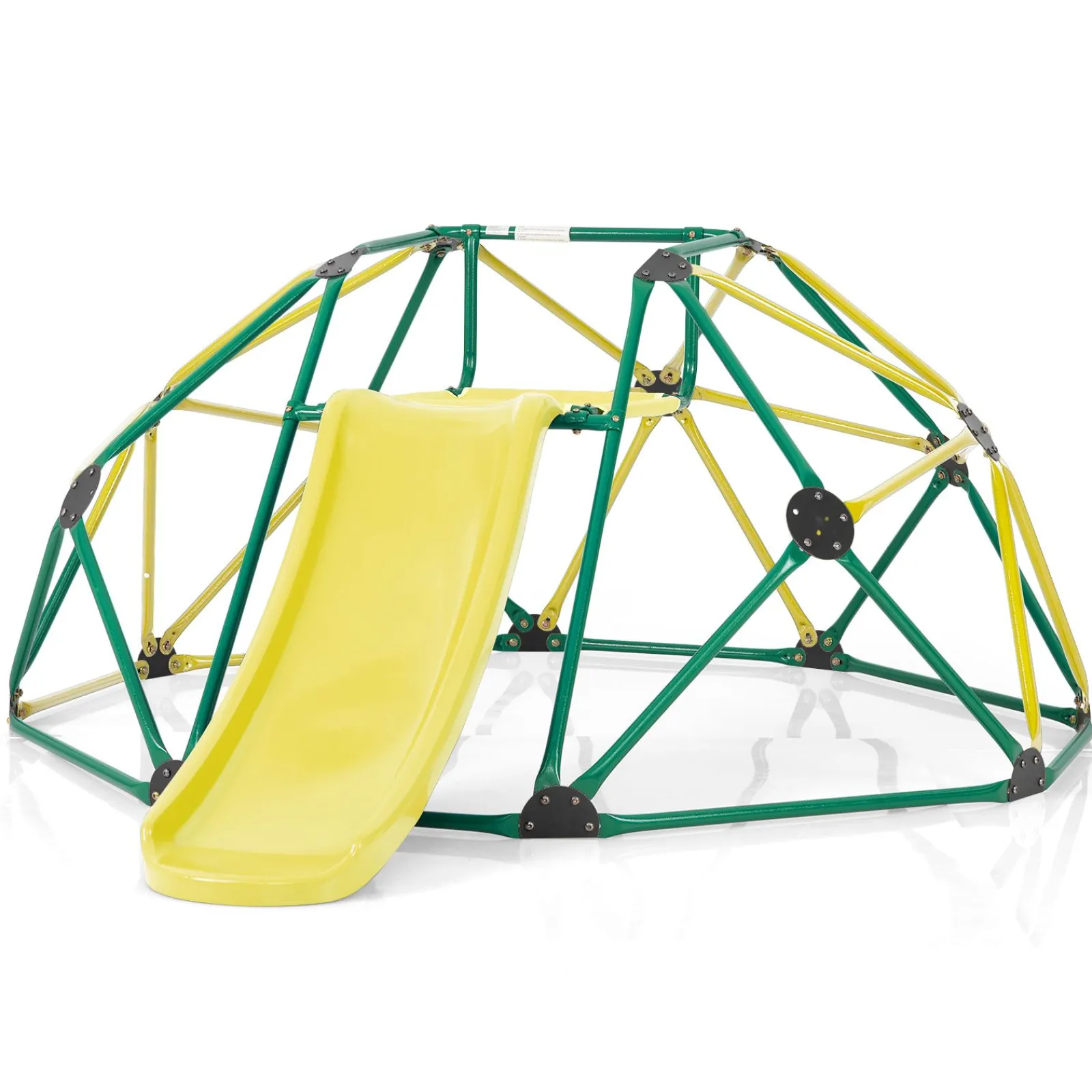 Kinder Little Helper Kinder XL Rostbeständiger Innenbereich | Outdoor Montessori Klettergerüst Kuppel mit Rutsche | 3-12 Jahre