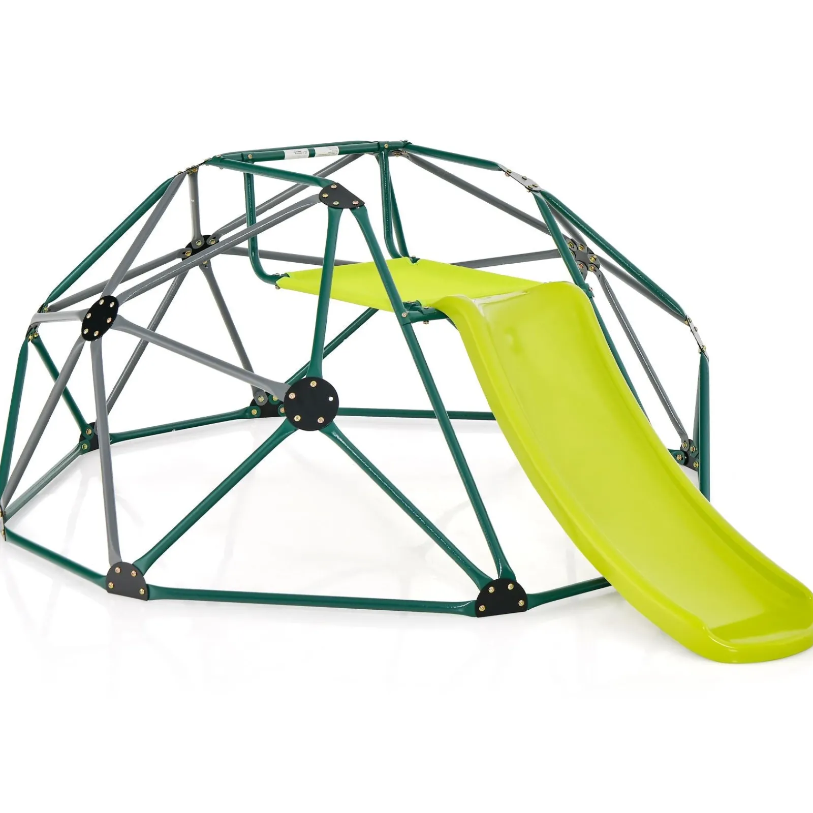 Kinder Little Helper Kinder XL Rostbeständiger Innenbereich | Outdoor Montessori Klettergerüst Kuppel mit Rutsche | 3-12 Jahre