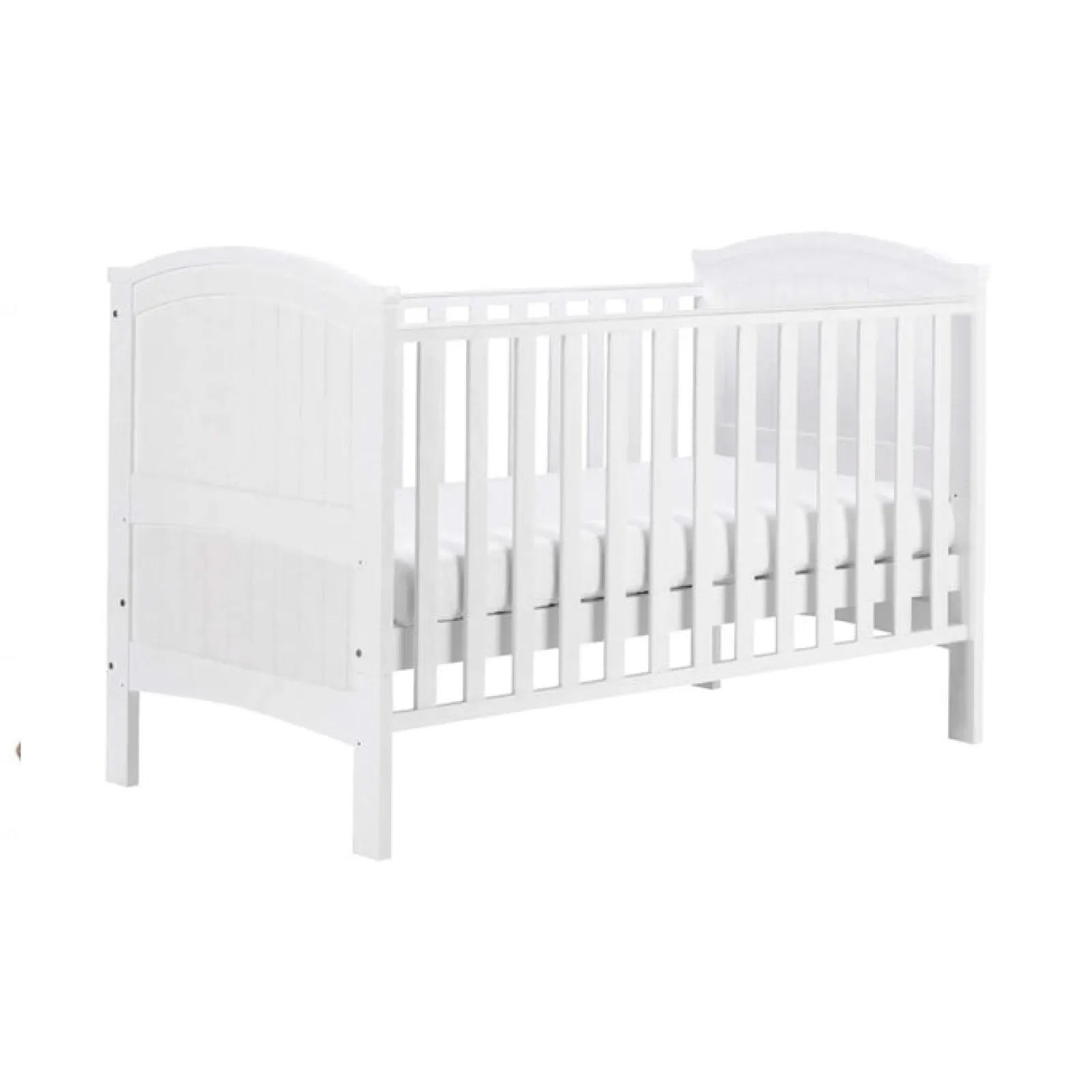 Kinder Little Helper Kinderbett Sunshine | 2-in-1-Kinderbett | Umweltfreundliches Kinderbett | Juniorbett aus Holz | Strahlend weiß