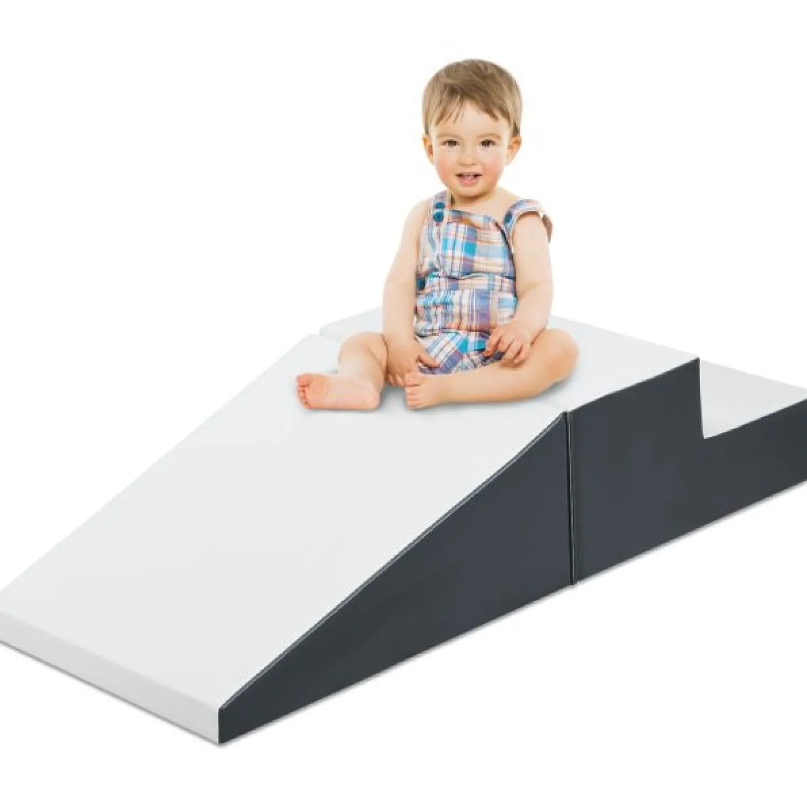 Kinder Little Helper Kleine weiche Spielgeräte | 2-teiliges Kletter- und Rutschen-Spielset aus Schaumstoff | Farboptionen | 6m+