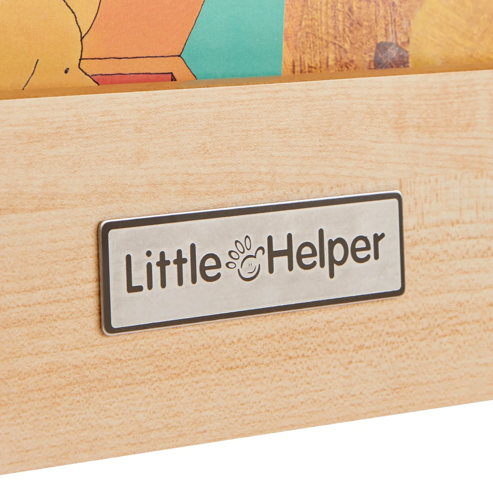 Kinder Little Helper Kleiner Helfer Montessori Kleines Bücherregal | Mini-Bücherregal Für Kinder | Tragbares Bücherregal | Doppelseitig | Bücherregal | Natürlich