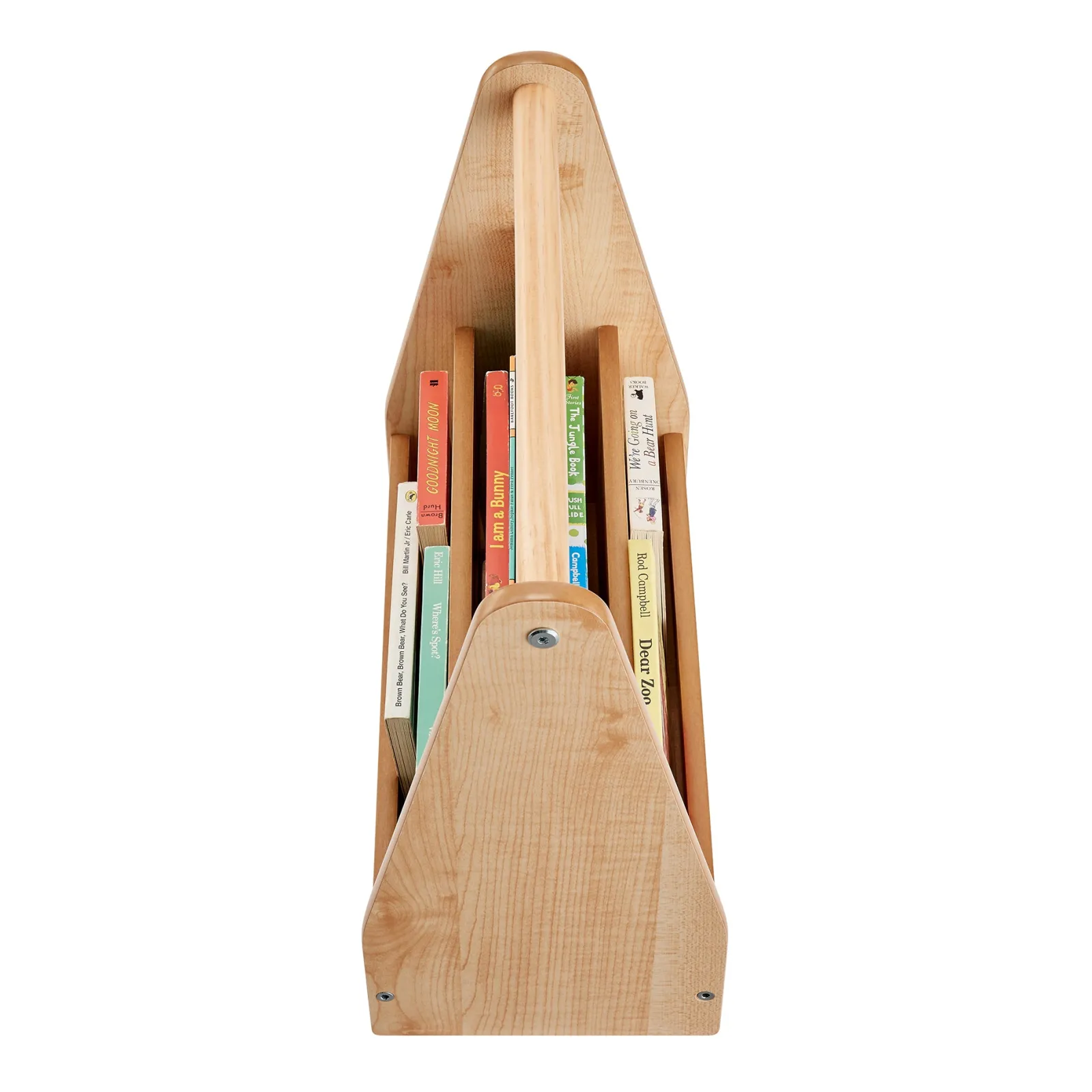 Kinder Little Helper Kleiner Helfer Montessori Kleines Bücherregal | Mini-Bücherregal Für Kinder | Tragbares Bücherregal | Doppelseitig | Bücherregal | Natürlich