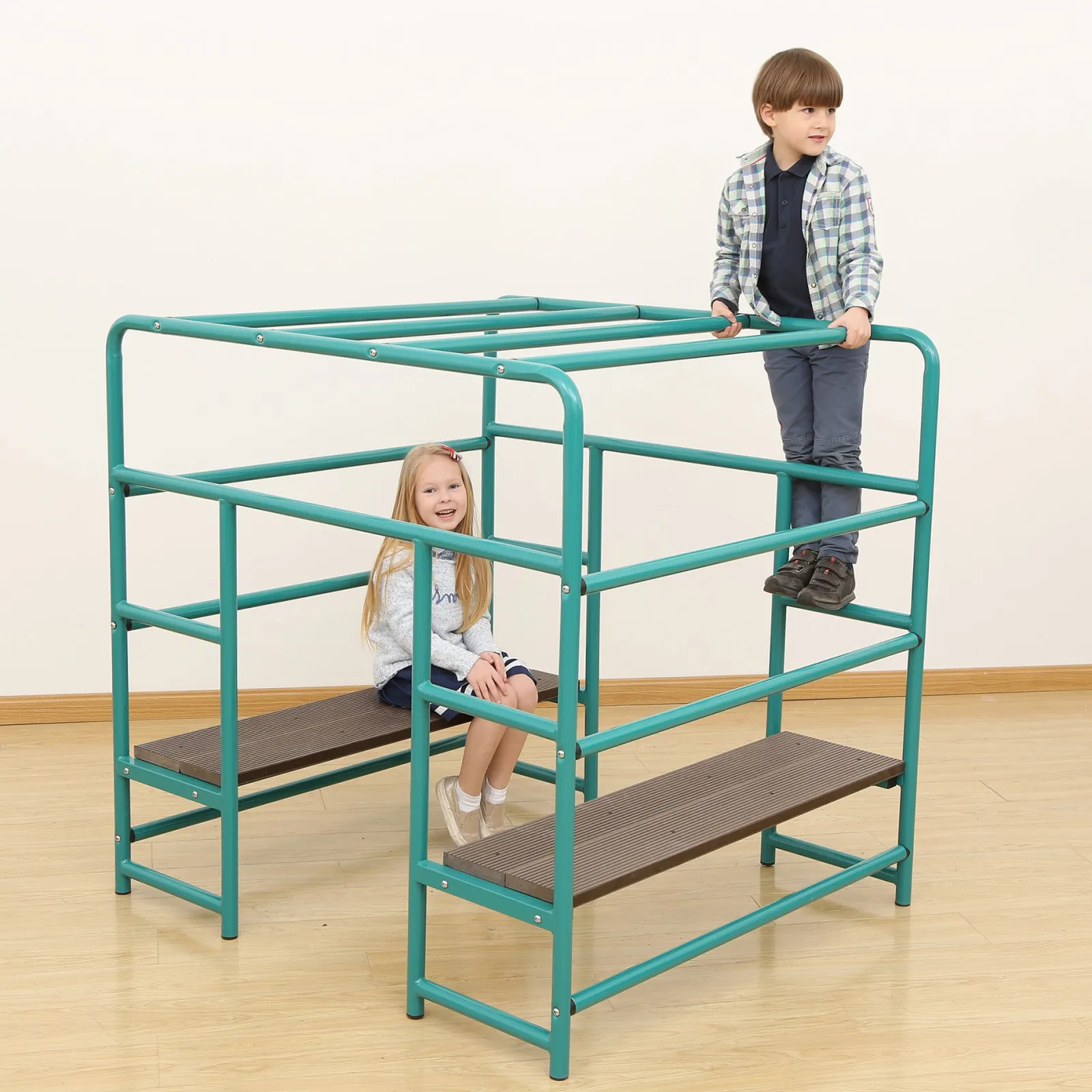 Kinder Little Helper Klettergerüst für Kinder | Spielgeräte für draußen | Klettergerüst für Kinder | 118 x 110 x 110 cm | Ab 3 Jahren