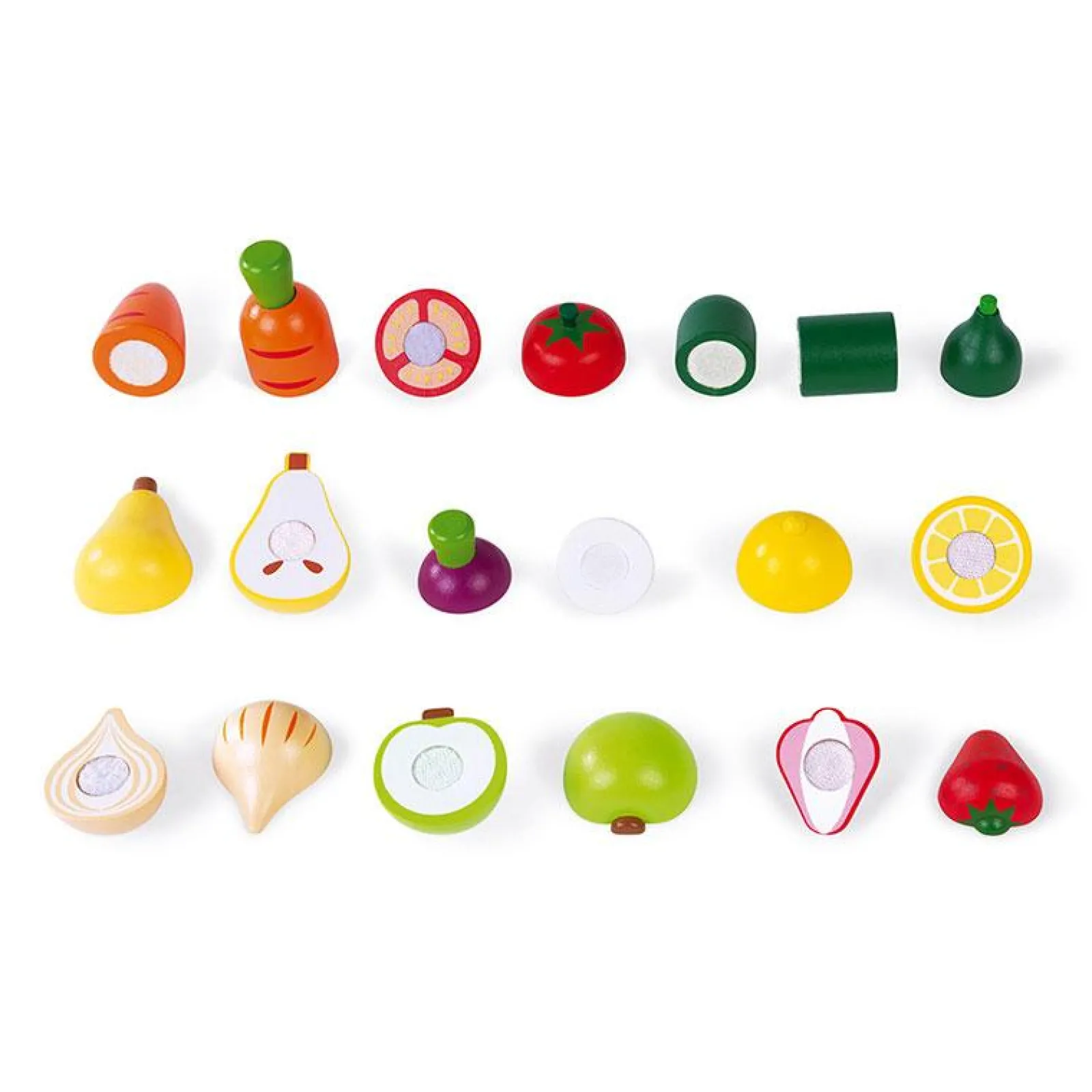Kinder Little Helper 100 % Ökologisches Deluxe-Montessori-Obst- Und Gemüse-Spiellebensmittelset Für Kinder | Mini-Sieb | Kindermesser | Schneidebrett Und Kiste