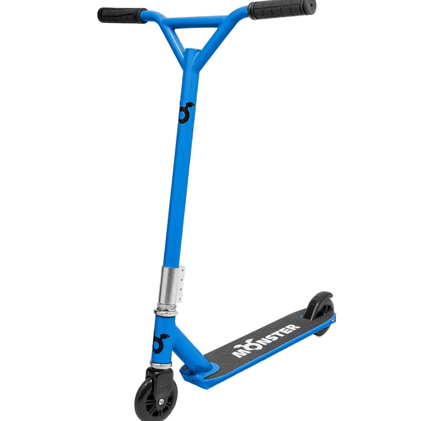 Kinder Little Helper Leichter Monster Pro Scooter mit Aluminiumdeck | Push-, Kick- und Jump-Stunt-Scooter | Blau