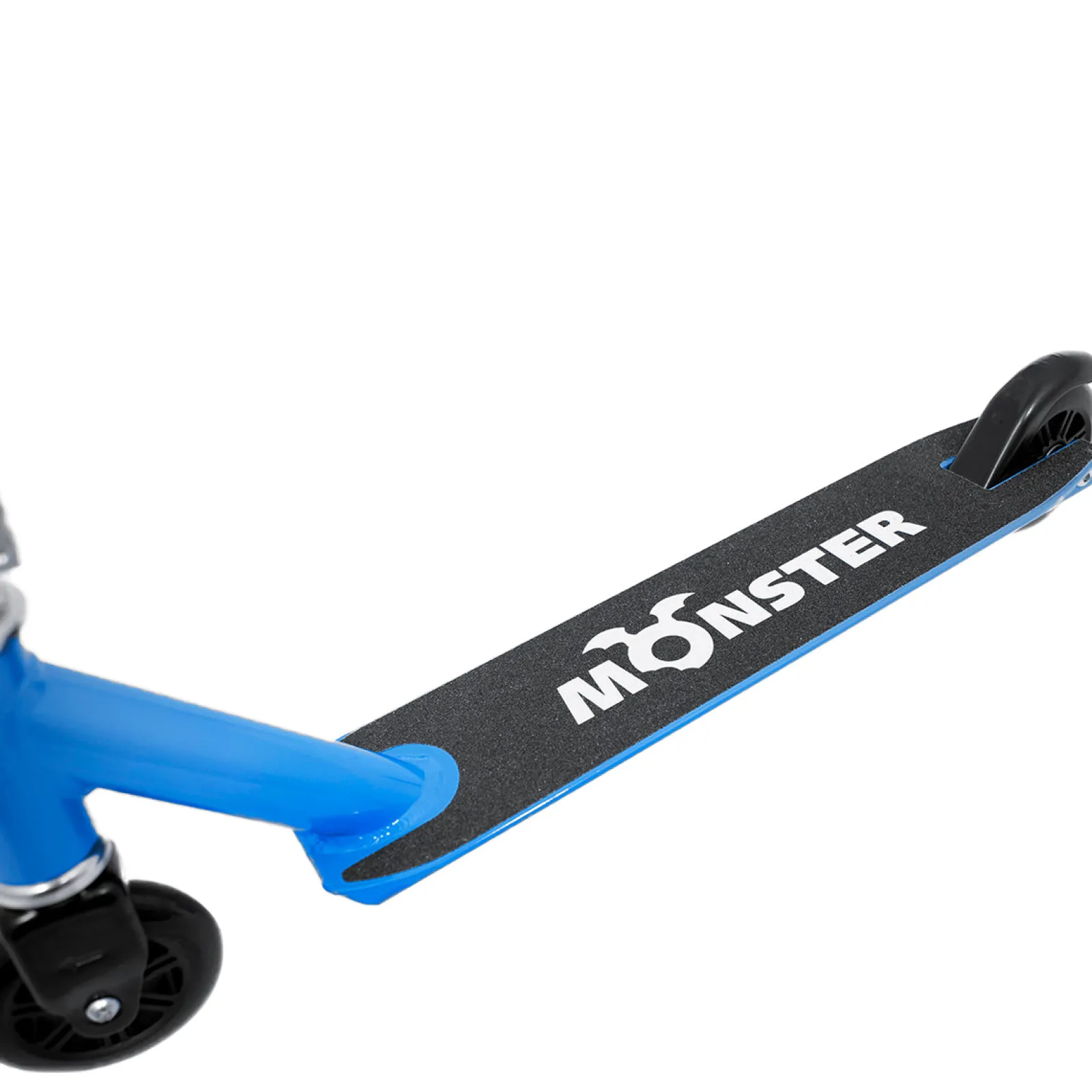 Kinder Little Helper Leichter Monster Pro Scooter mit Aluminiumdeck | Push-, Kick- und Jump-Stunt-Scooter | Blau