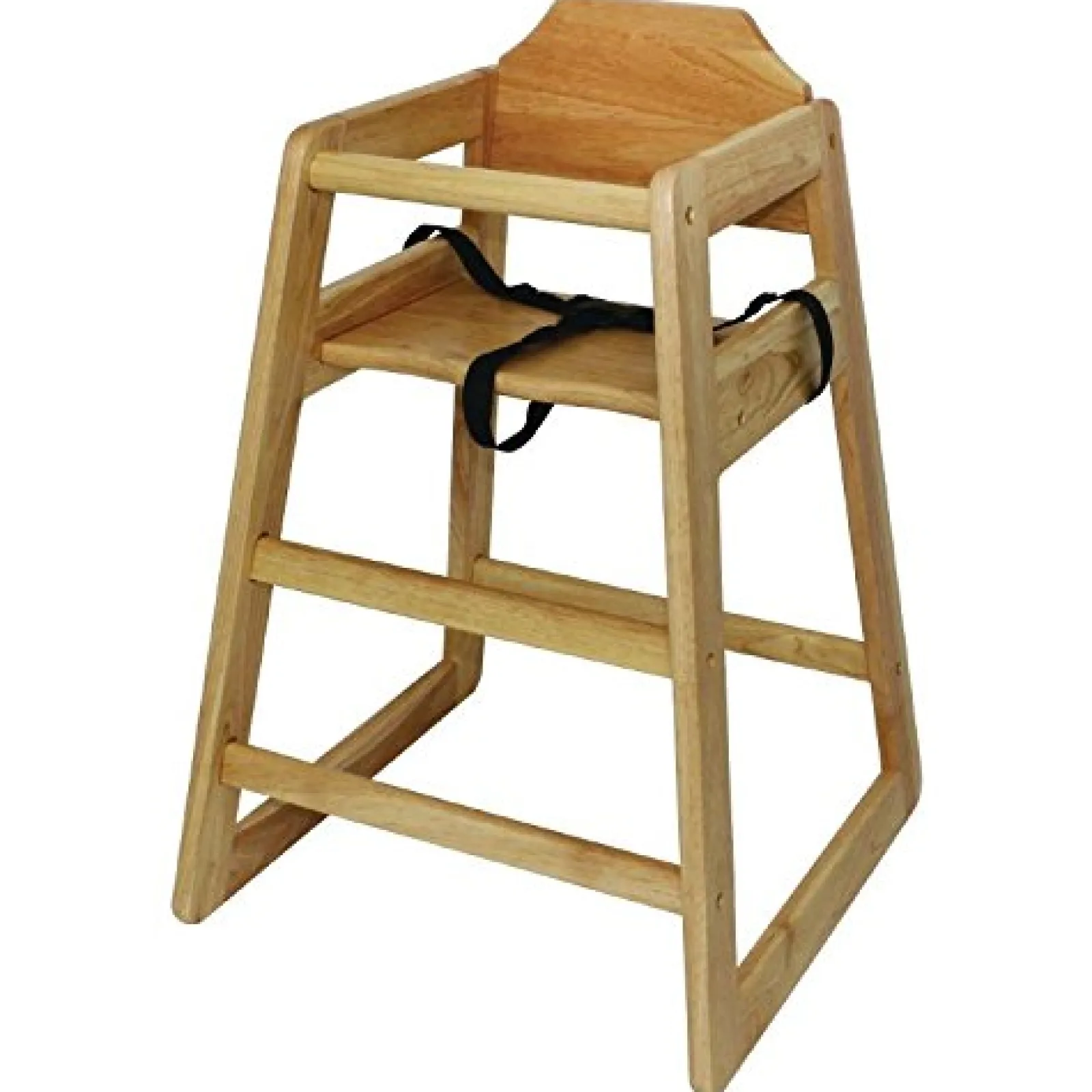 Little Helper Massiver, Umweltfreundlicher, Stapelbarer Hochstuhl Aus Holz | Sicherheitsgurt | Baby Geführte Entwöhnung | Natürlich