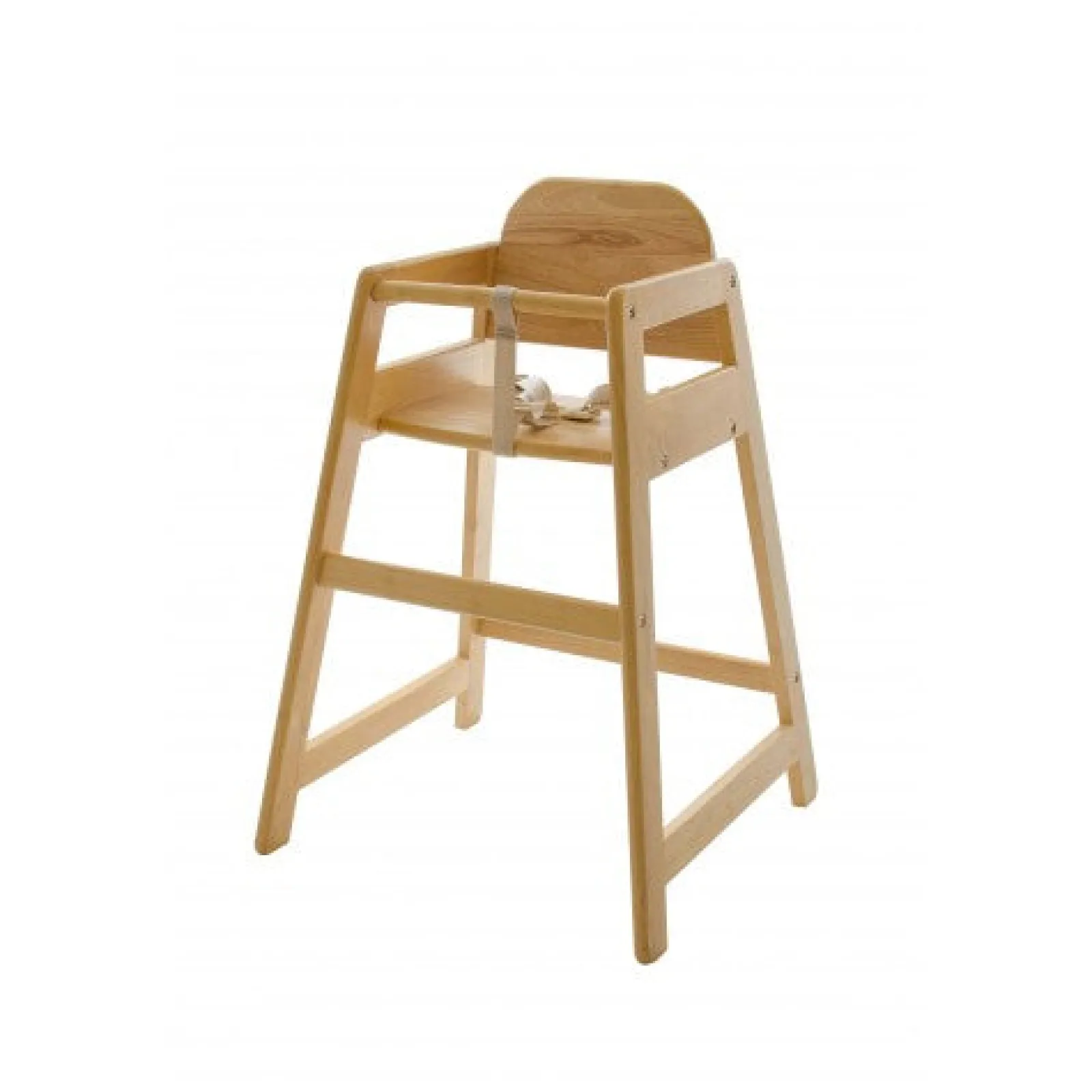 Little Helper Massiver, Umweltfreundlicher, Stapelbarer Hochstuhl Aus Holz | Sicherheitsgurt | Baby Geführte Entwöhnung | Natürlich