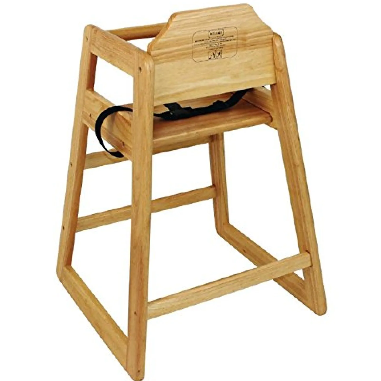 Little Helper Massiver, Umweltfreundlicher, Stapelbarer Hochstuhl Aus Holz | Sicherheitsgurt | Baby Geführte Entwöhnung | Natürlich