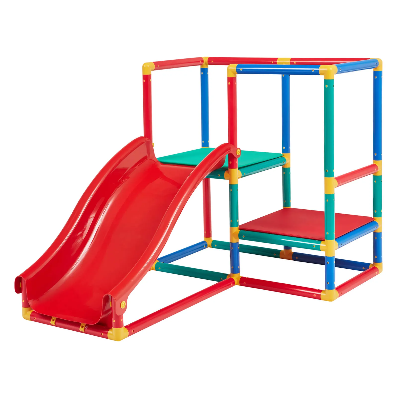 Kinder Little Helper Mehrzweck-Klettergerät 10-in-1 Montessori für Kinder mit Rutsche | Tisch- und Stuhlset | 12m+