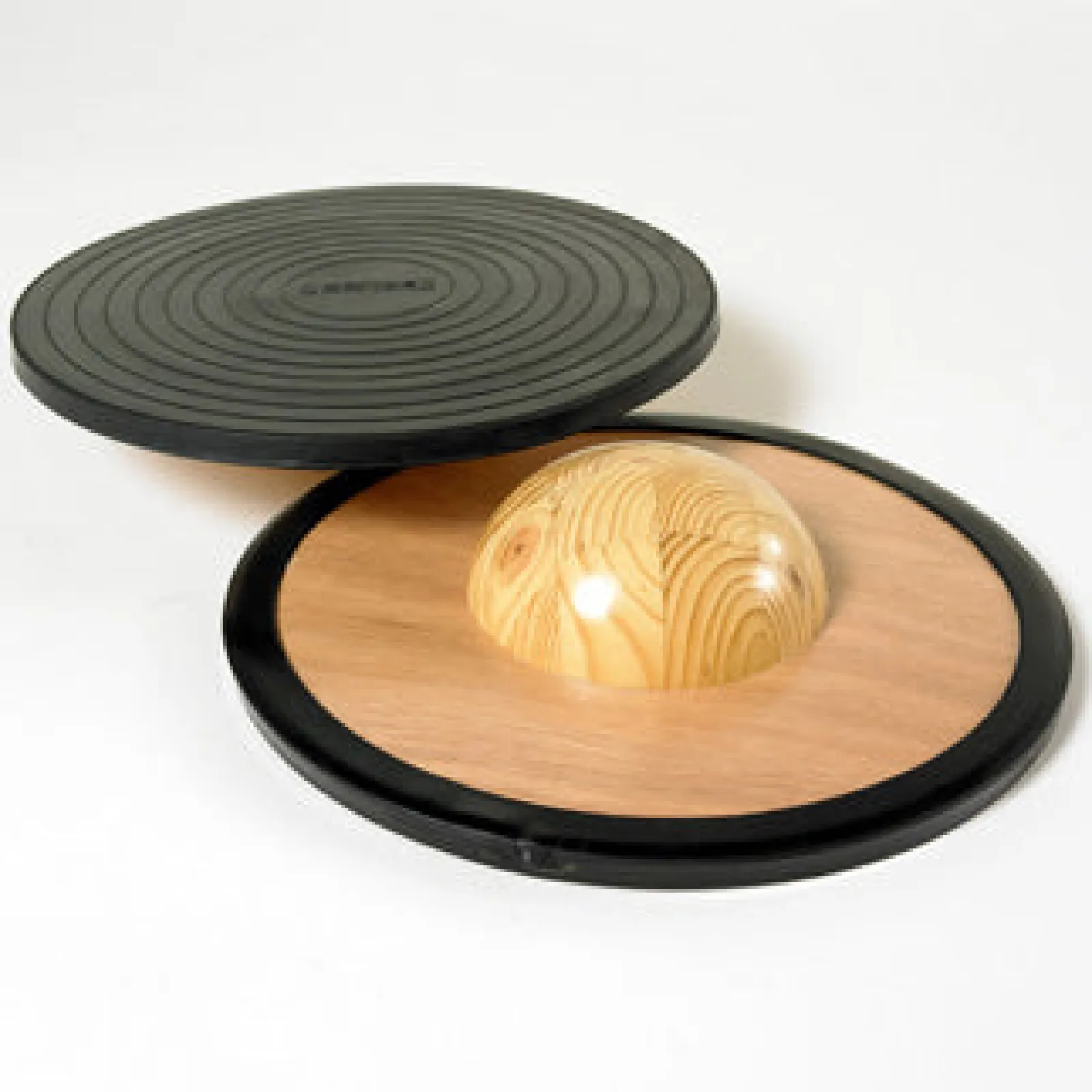Little Helper Montessori Balance Board Aus Naturholz | Wackelbrett | Familienspaß | Bewegung | 4 - 99 Jahre
