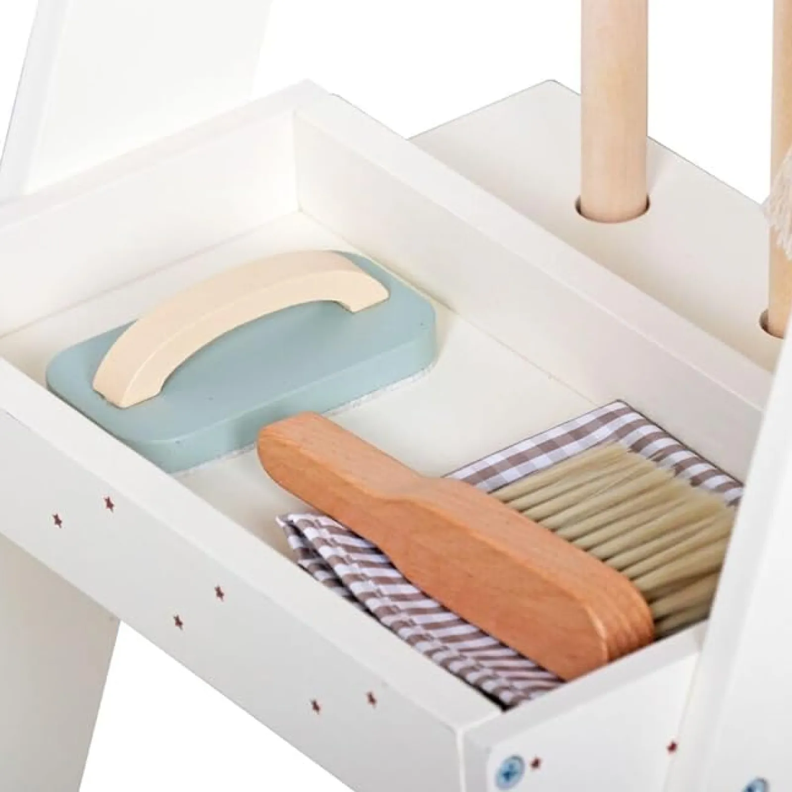 Little Helper Montessori Deluxe Öko-Holz-Reinigungsset | Rollenspiel-Reinigungsset | So Tun, Als Ob Sie Spielzeug Spielen | 36+