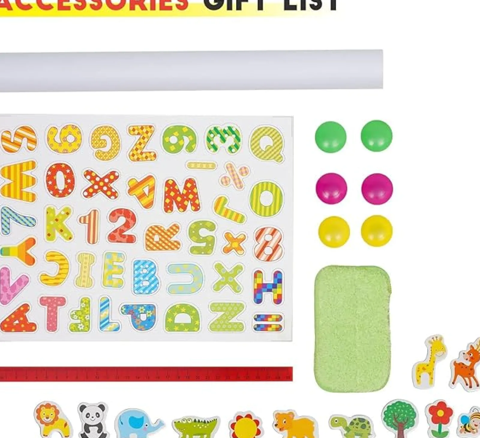 Kinder Little Helper Montessori Höhenverstellbare Öko-Klappstaffelei Aus Holz | Whiteboard, Tafel | Papierrolle | Großes Zubehörpaket | 3-8 Jahre