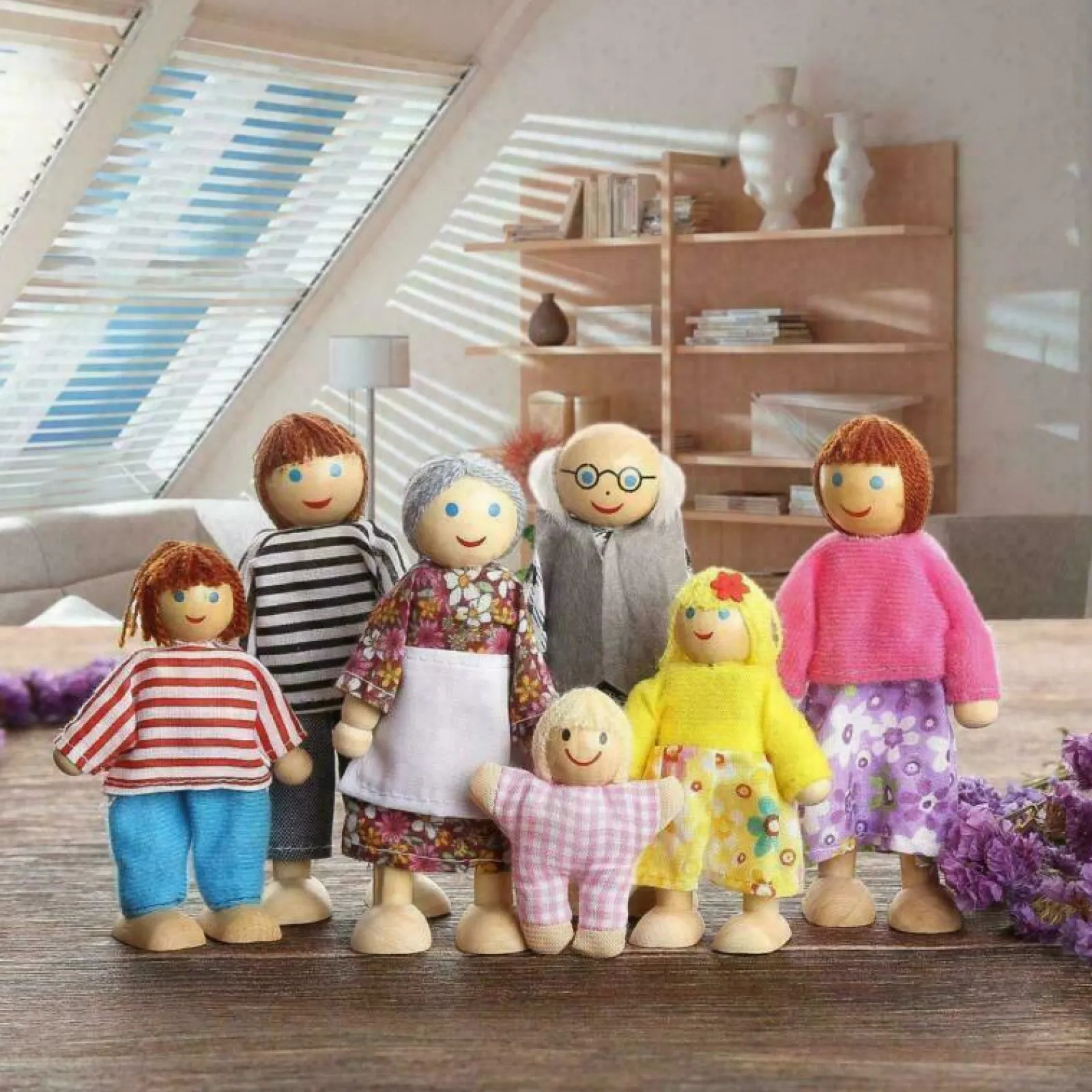 Little Helper Montessori Puppenhaus Kleine Puppen & Familien | Auswahl an Sets | Ab 3 Jahren