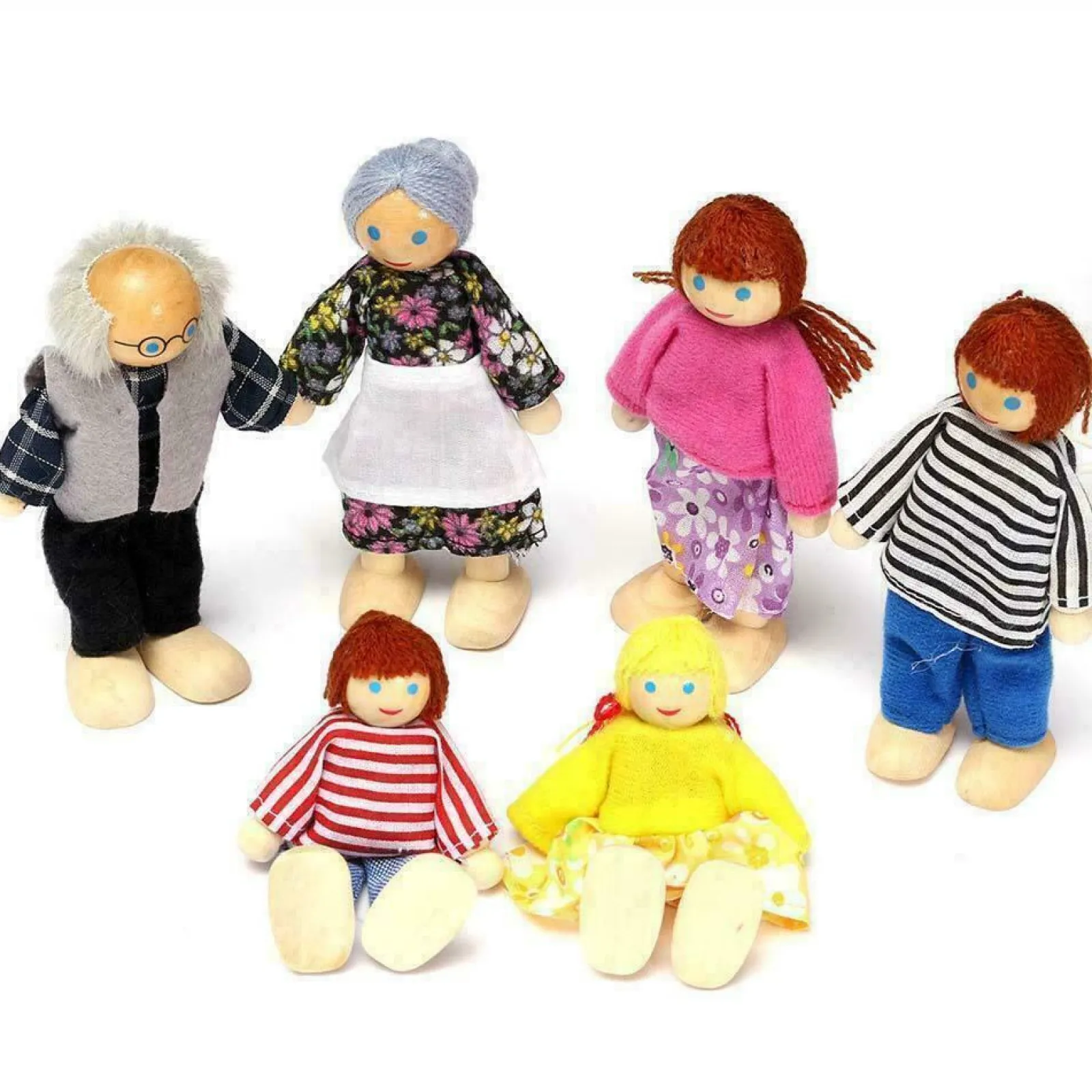 Little Helper Montessori Puppenhaus Kleine Puppen & Familien | Auswahl an Sets | Ab 3 Jahren