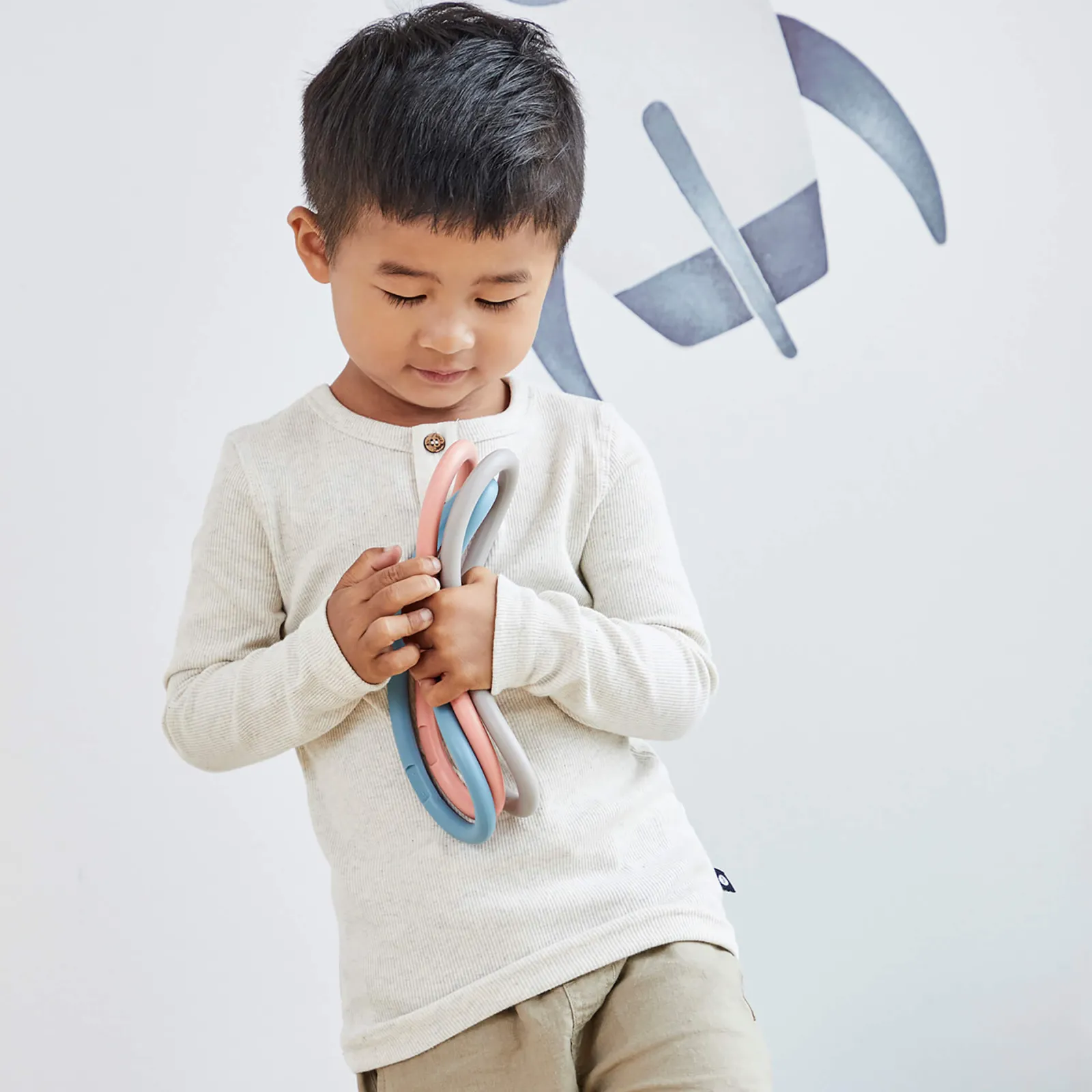 Little Helper Montessori-Aktivitätsringe im skandinavischen Stil | Nordische Produktreihe | 6er-Set