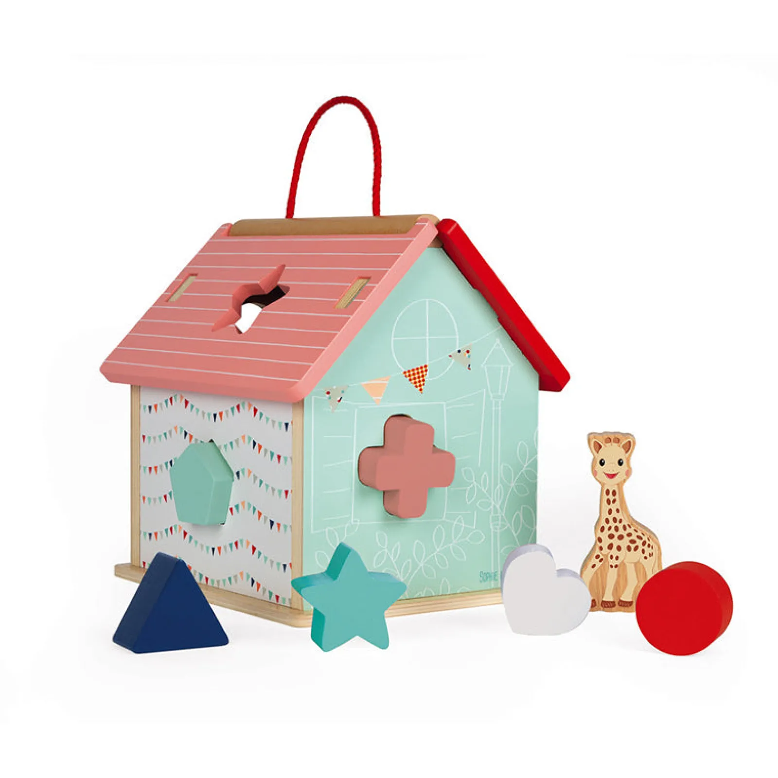 Little Helper Montessori-Holzspielzeug Für Kinder | Formsortierhaus | 18-36 Monate