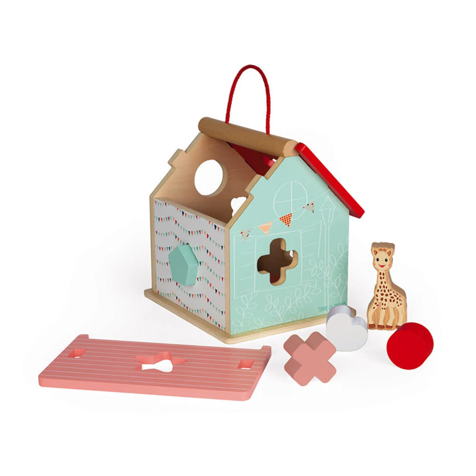 Little Helper Montessori-Holzspielzeug Für Kinder | Formsortierhaus | 18-36 Monate
