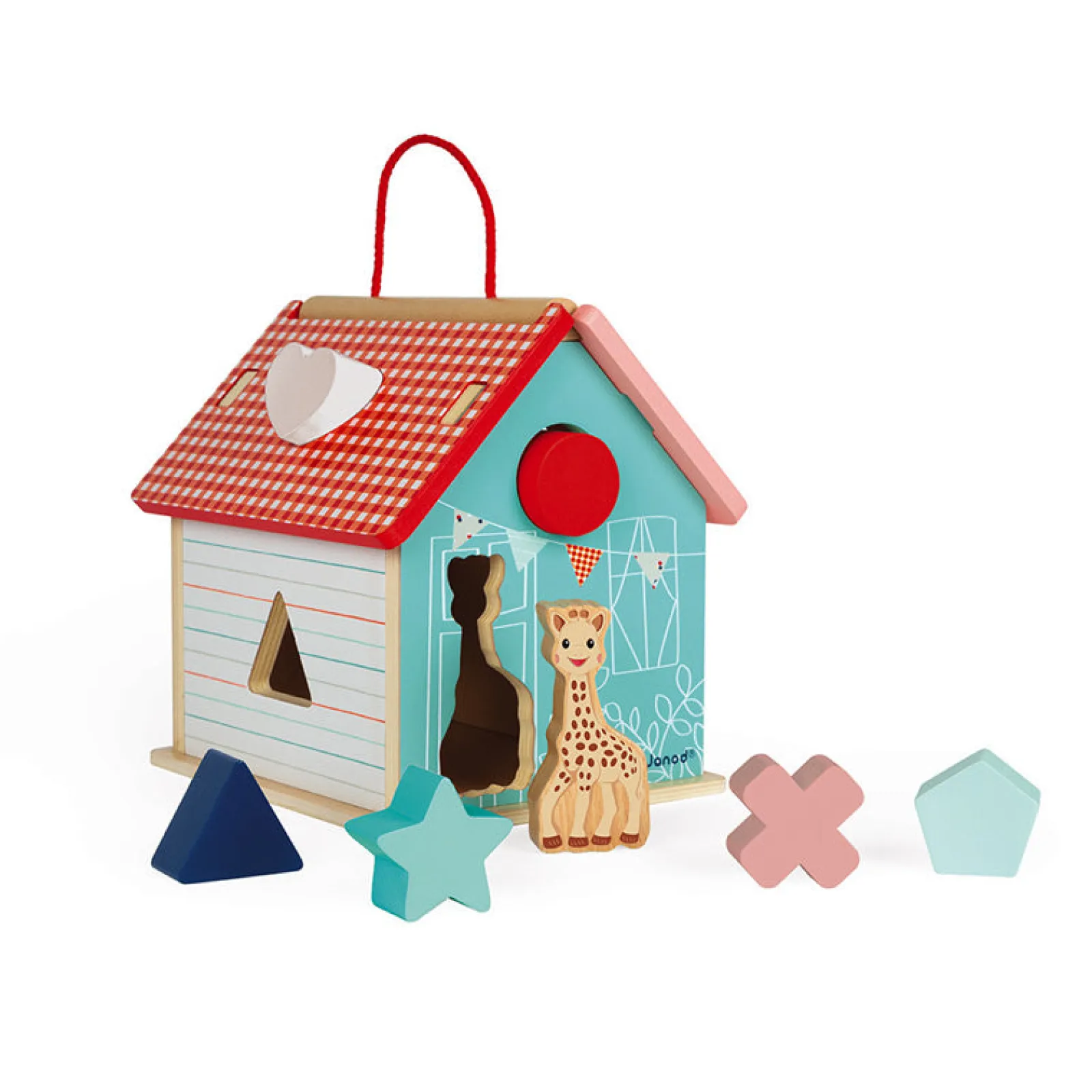 Little Helper Montessori-Holzspielzeug Für Kinder | Formsortierhaus | 18-36 Monate